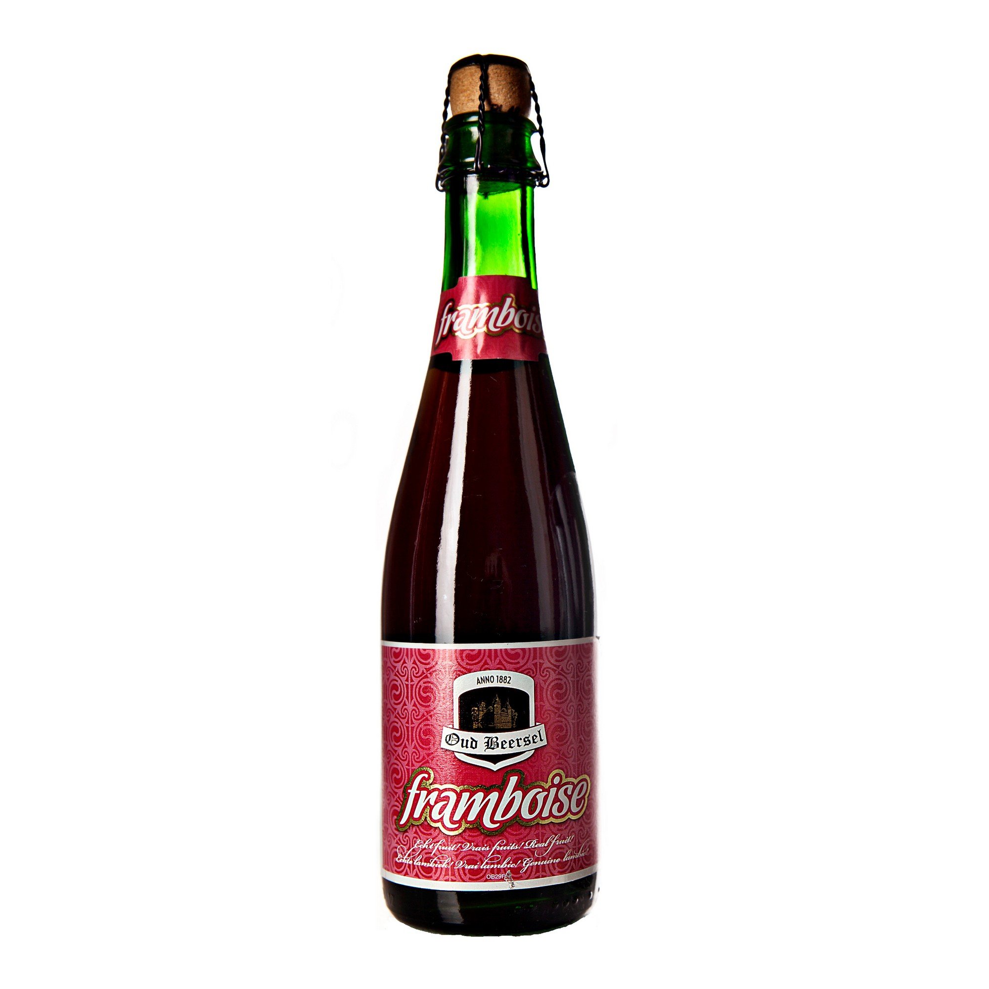 Oud beersel framboise   5%   12x37,5cl