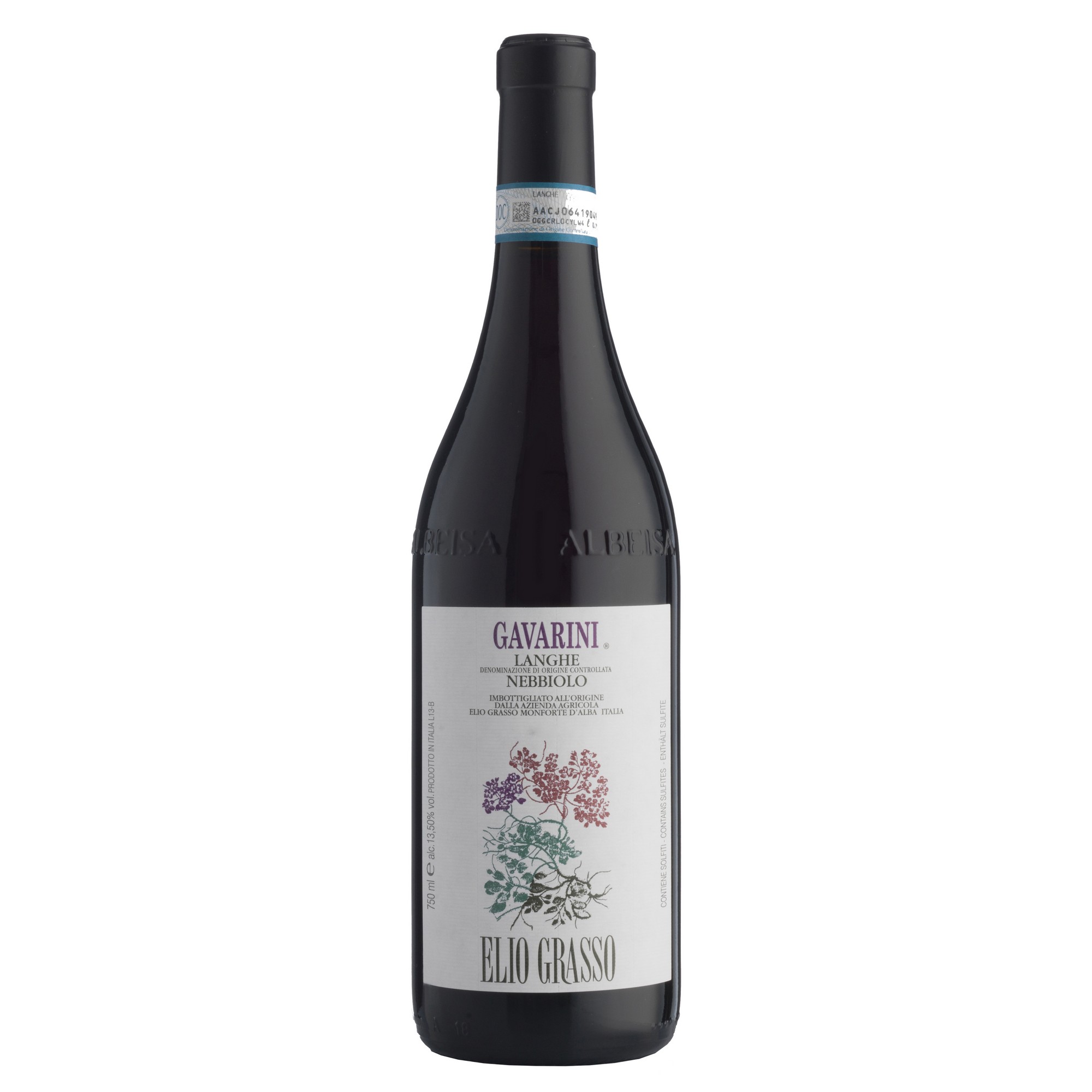 Elio grasso gavarini langhe nebbiolo 14,5% 75cl