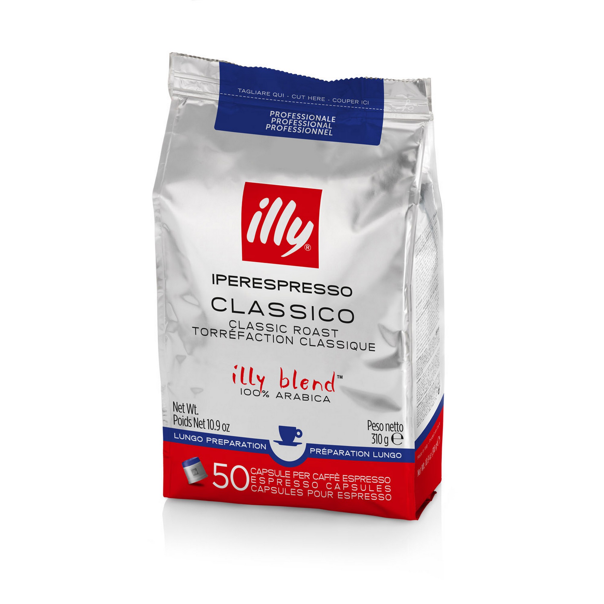 Illy espresso kapsel lungo 6x50stk