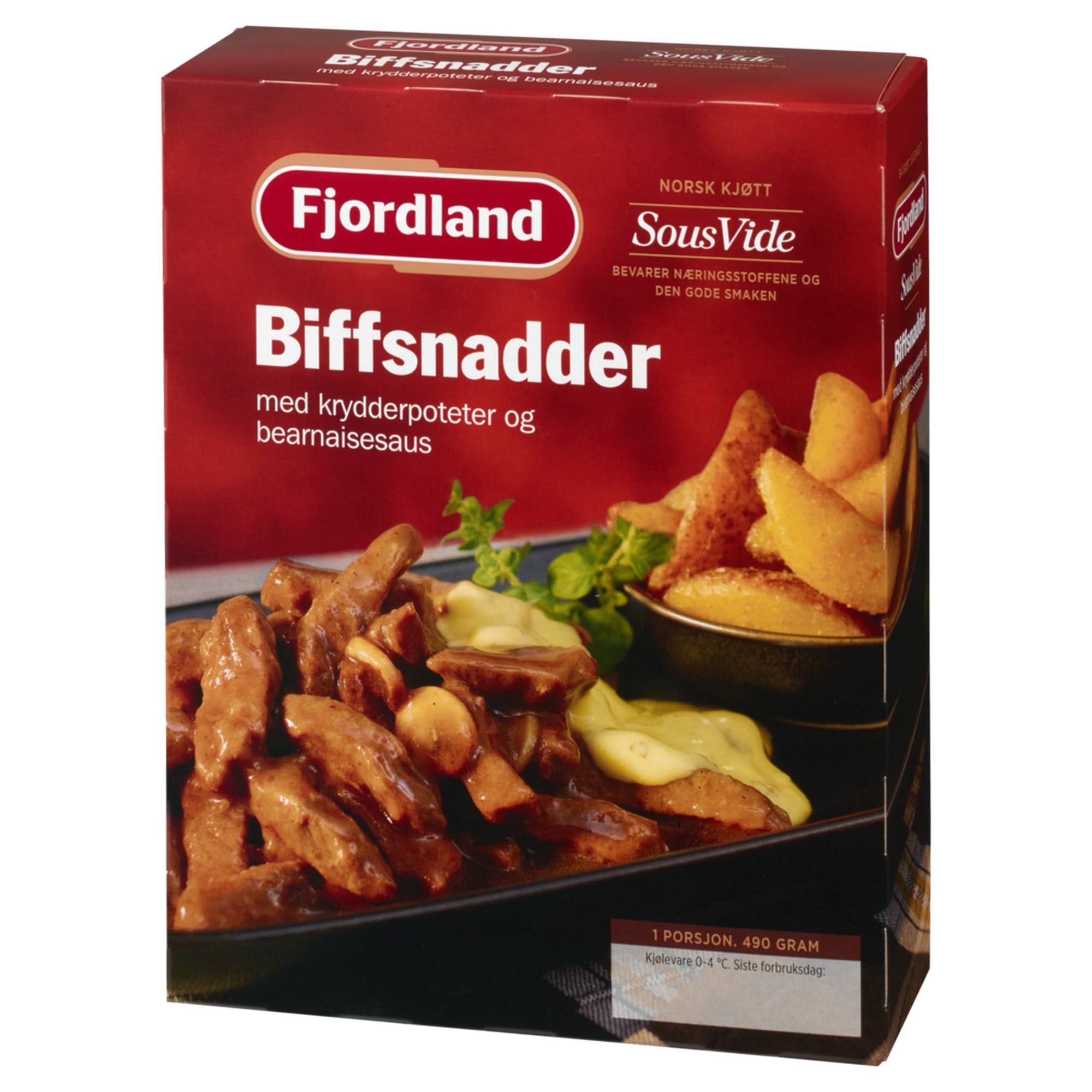 Fjordland biffsnadder 490g