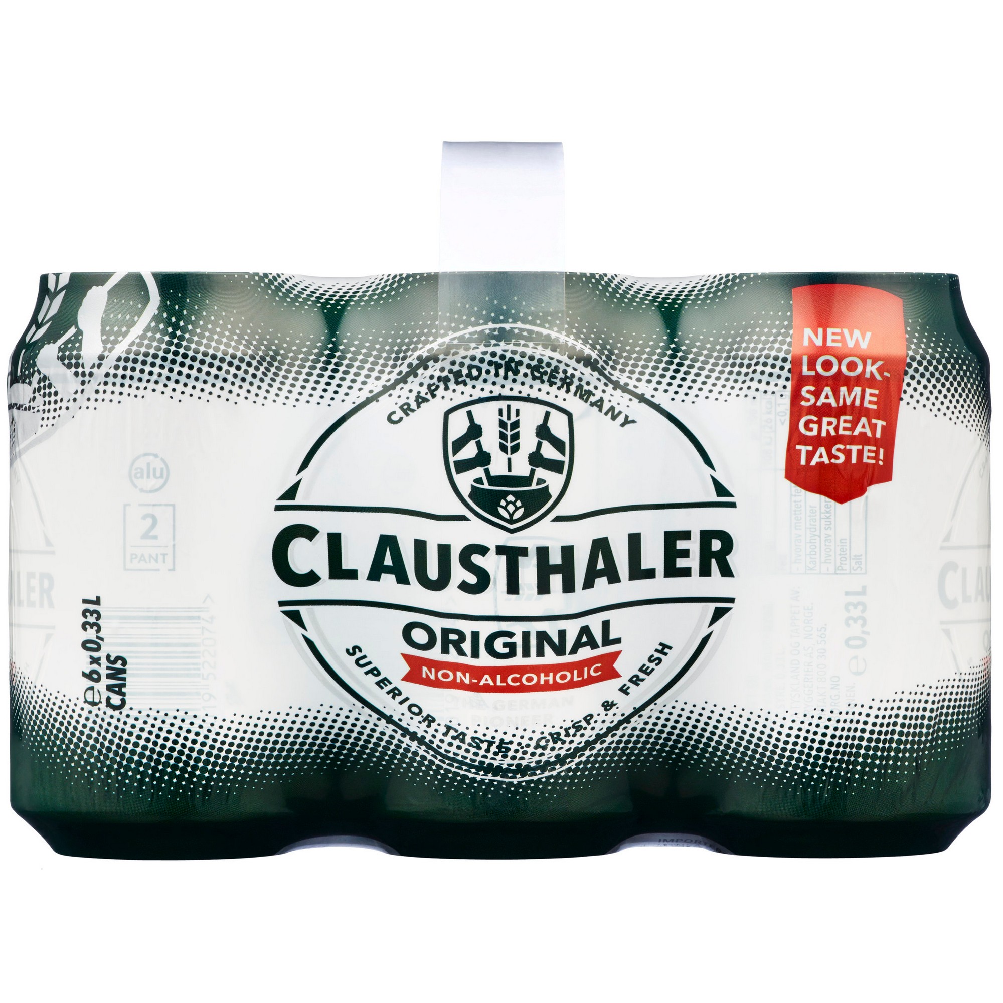 Clausthaler classic 6pk bx 0,5% 24x33cl