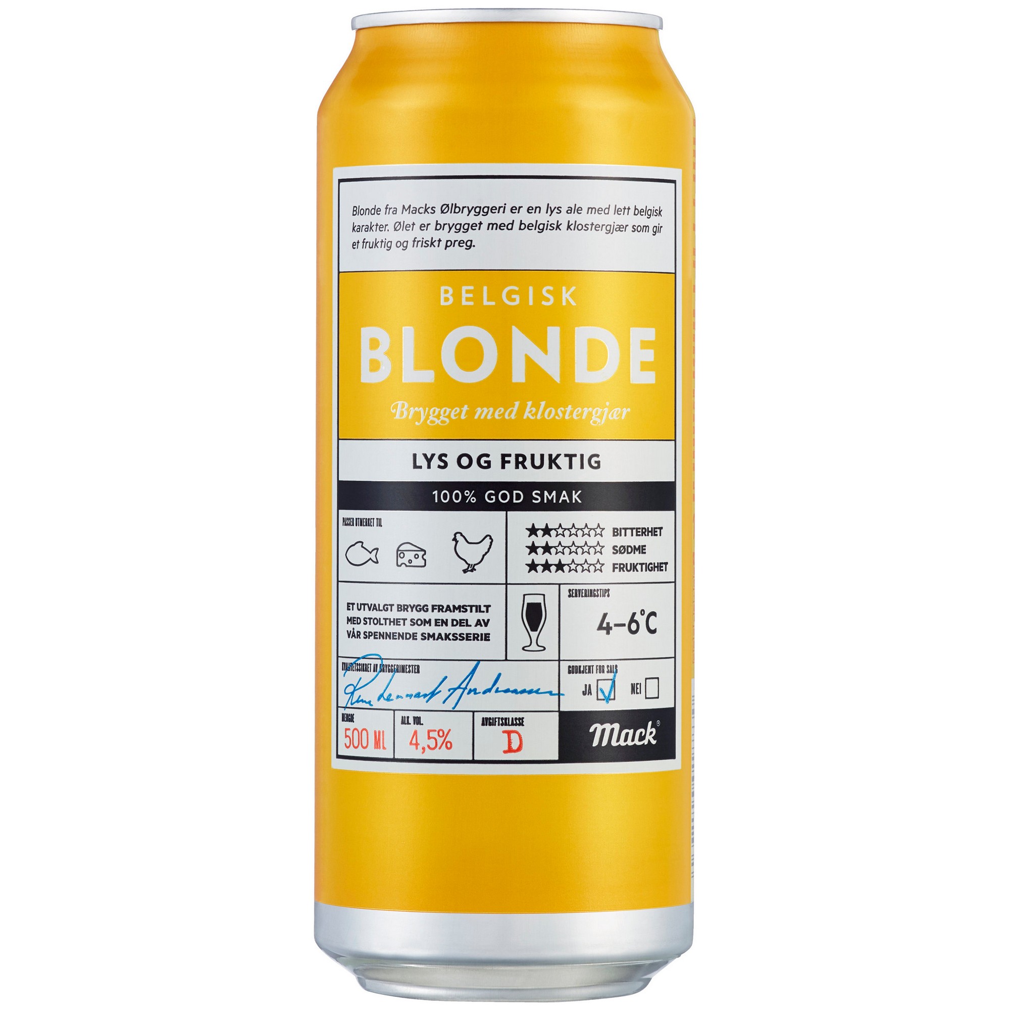 Mack blonde bx 4,5% 24x50cl