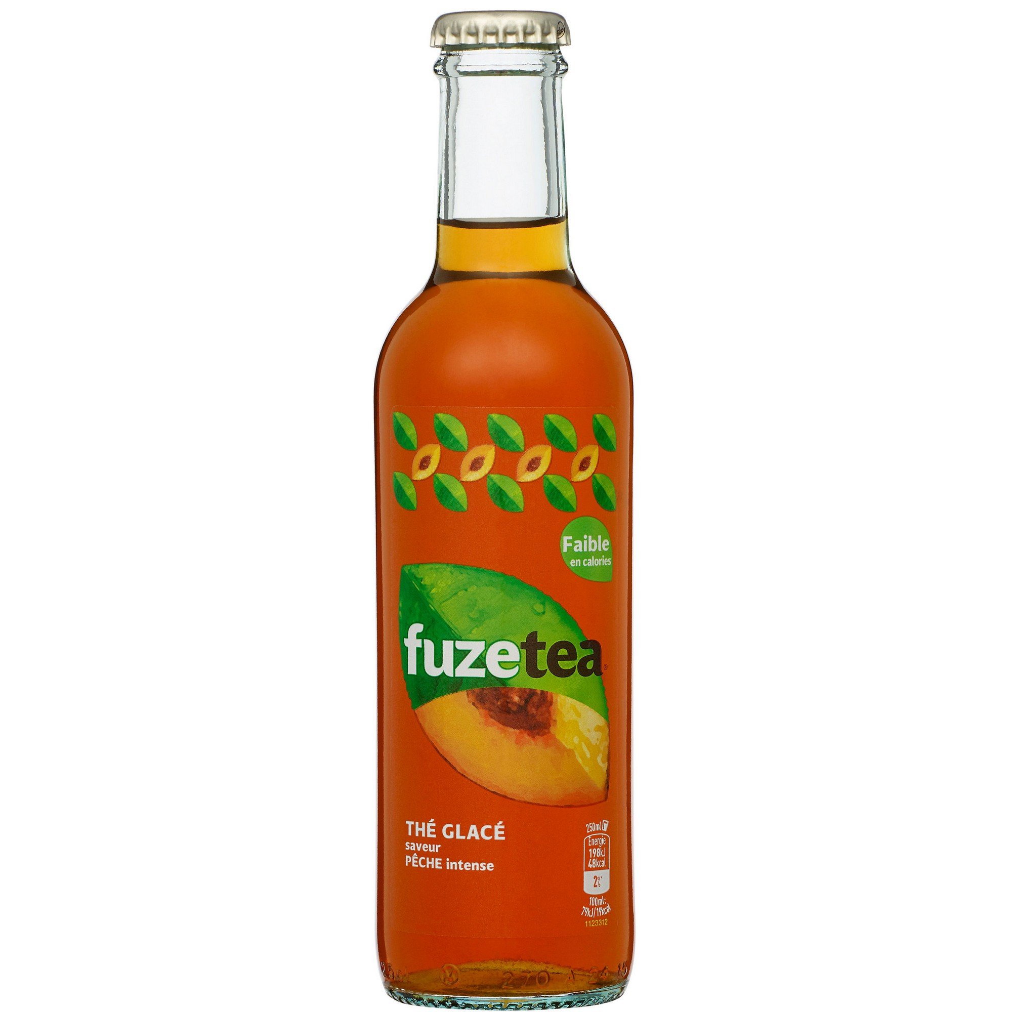 Fuze black tea peach glassflaske  24x0,25l