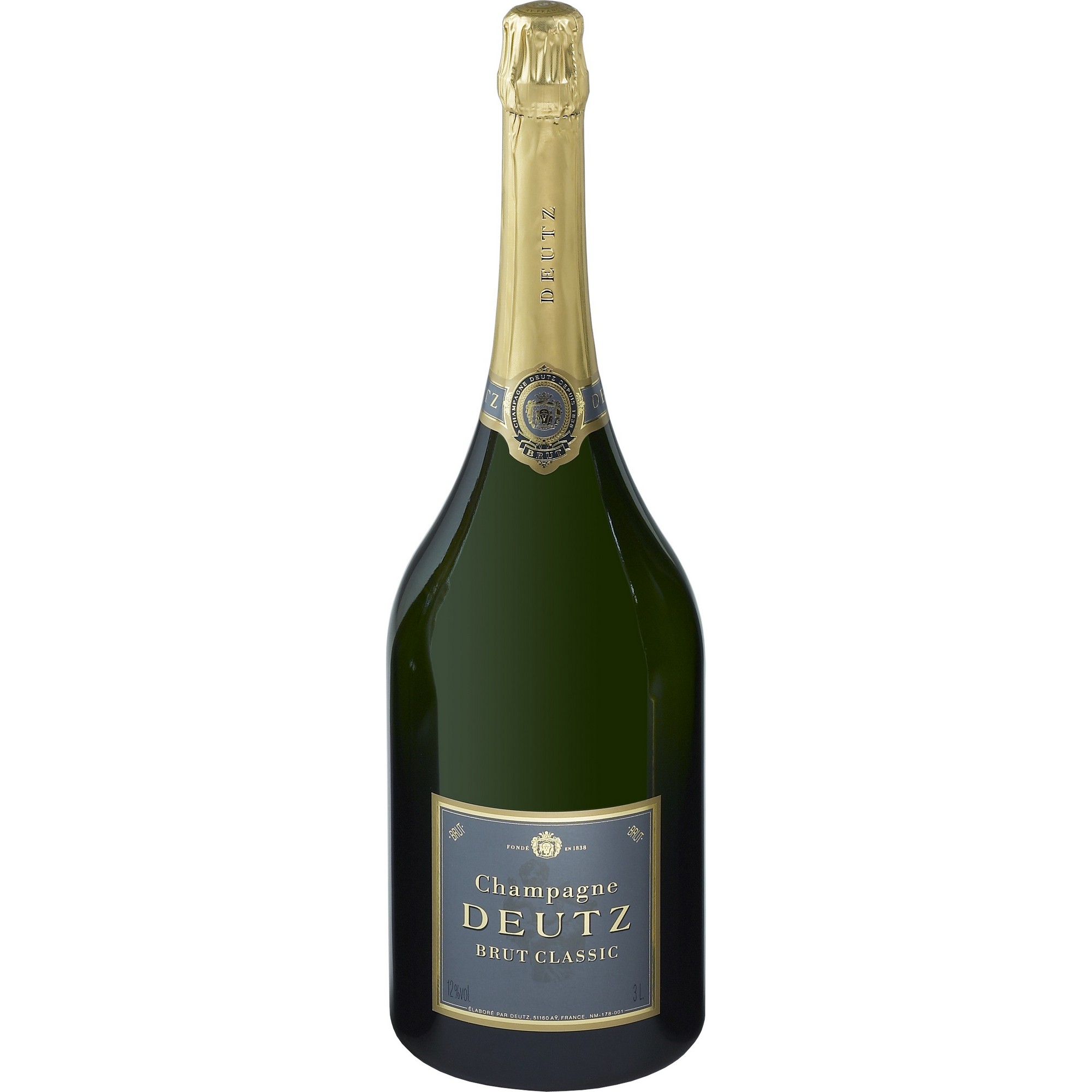 Deutz brut classic nv jeroboam 12% 300cl