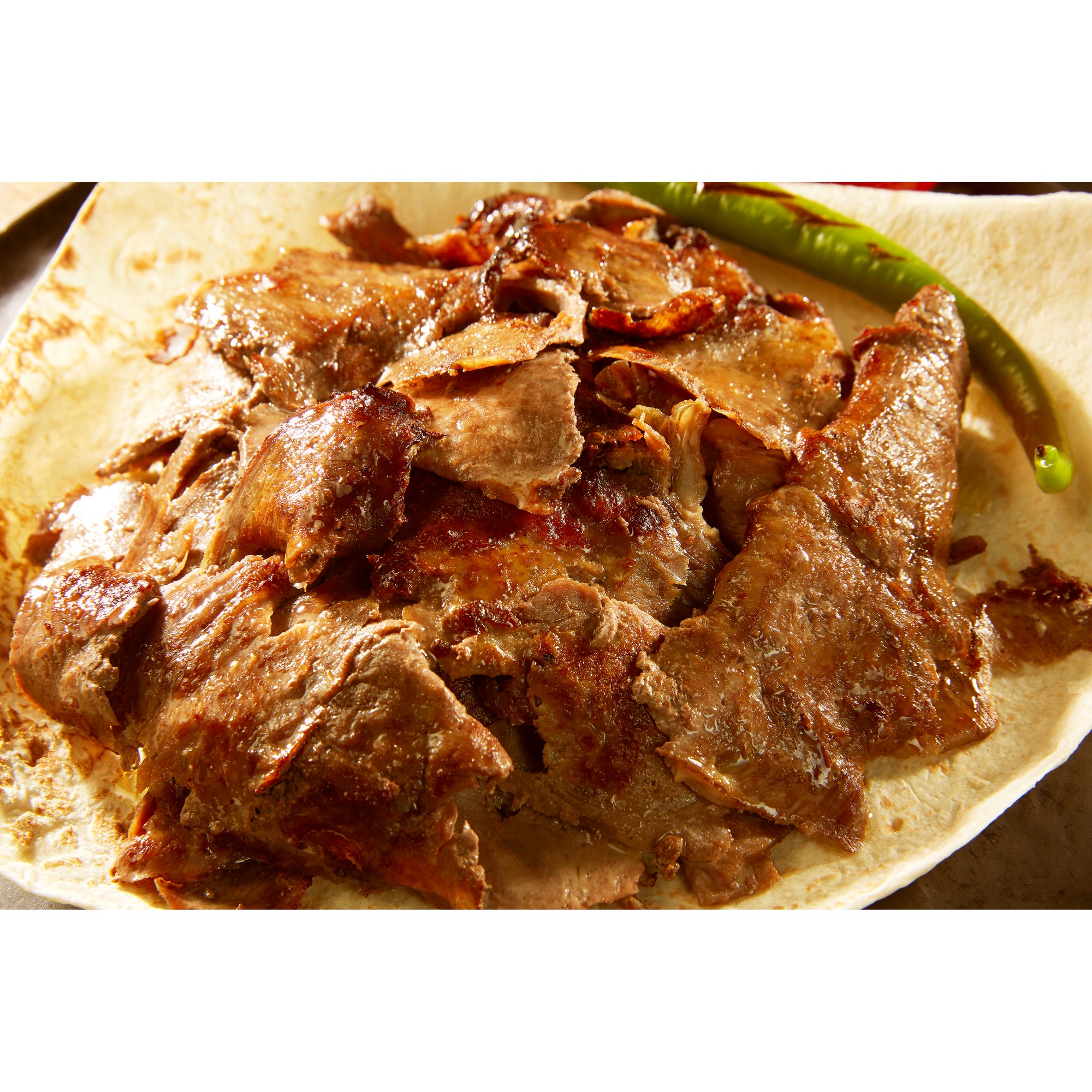 Ekte døner kebab halal okse stekt     3kg