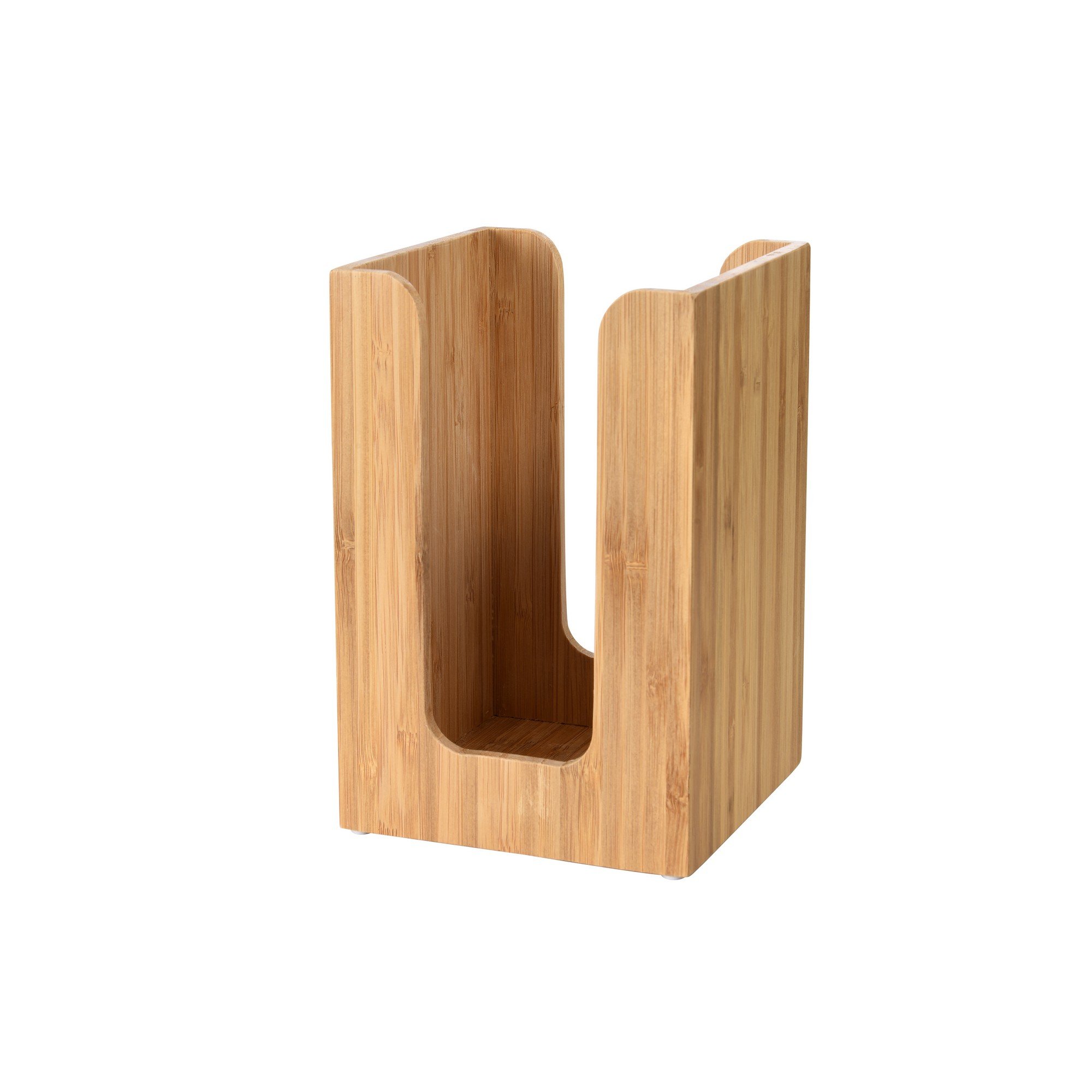 Borddispenser bamboo 11x11cm stk