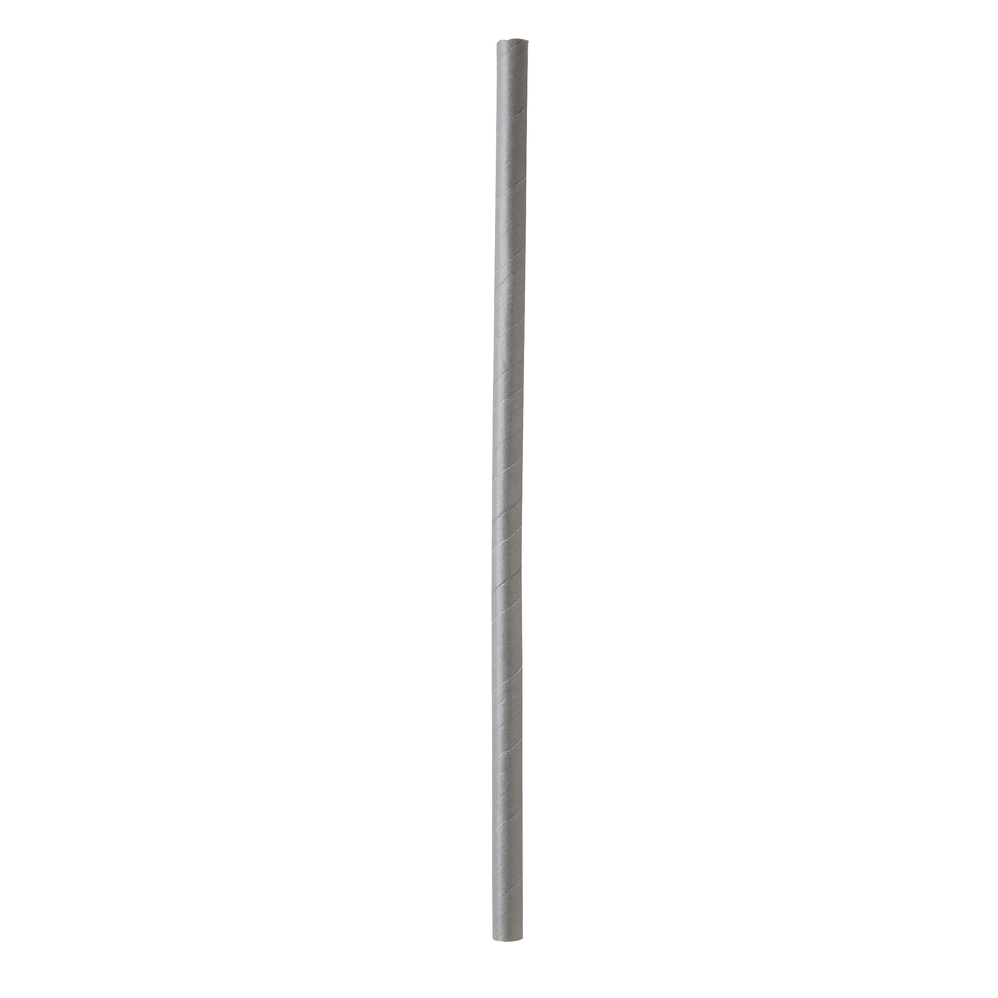 Sugerør papir 8x230mm granite grey  100stk