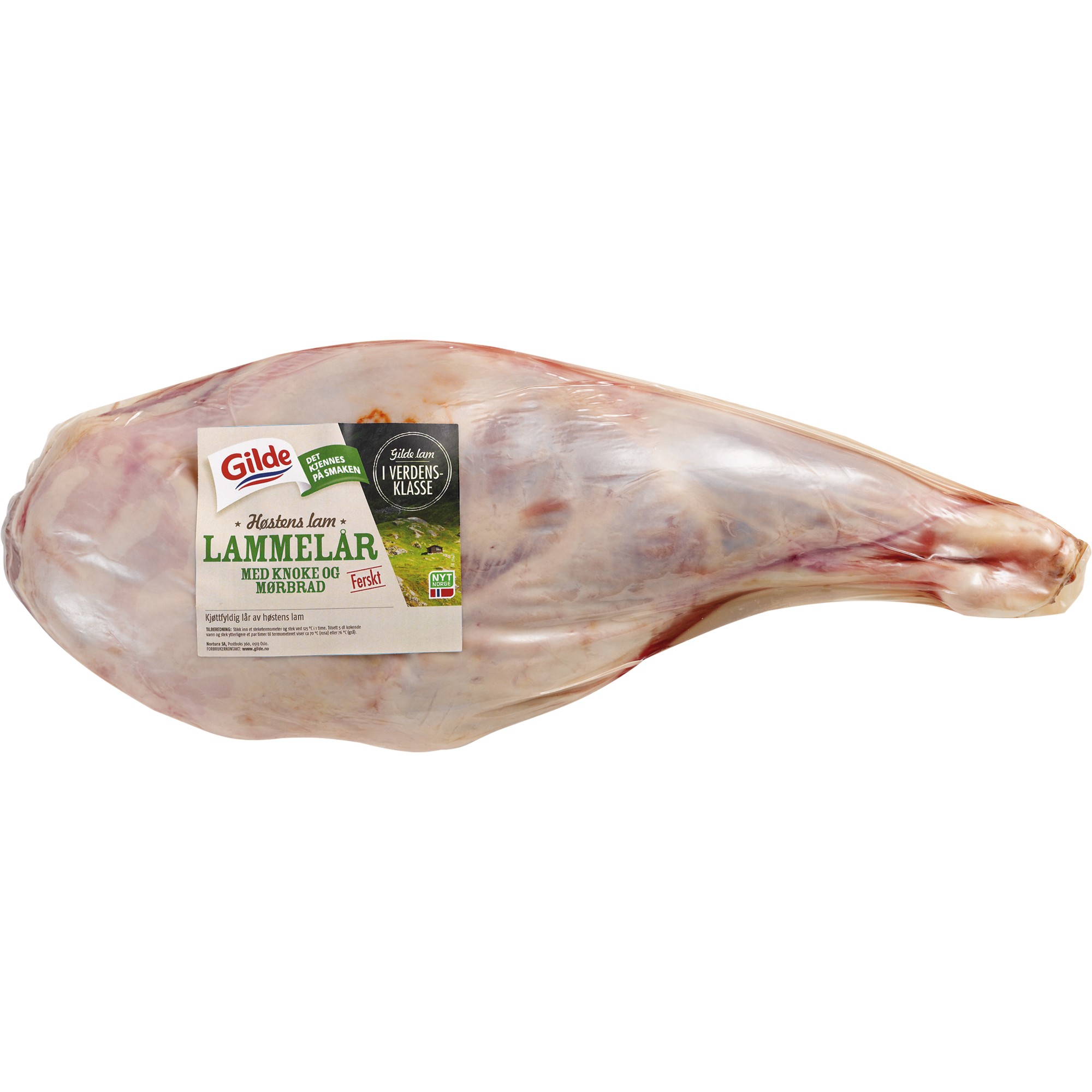 Lammelår m/mørbrad helt ca3kg   kg