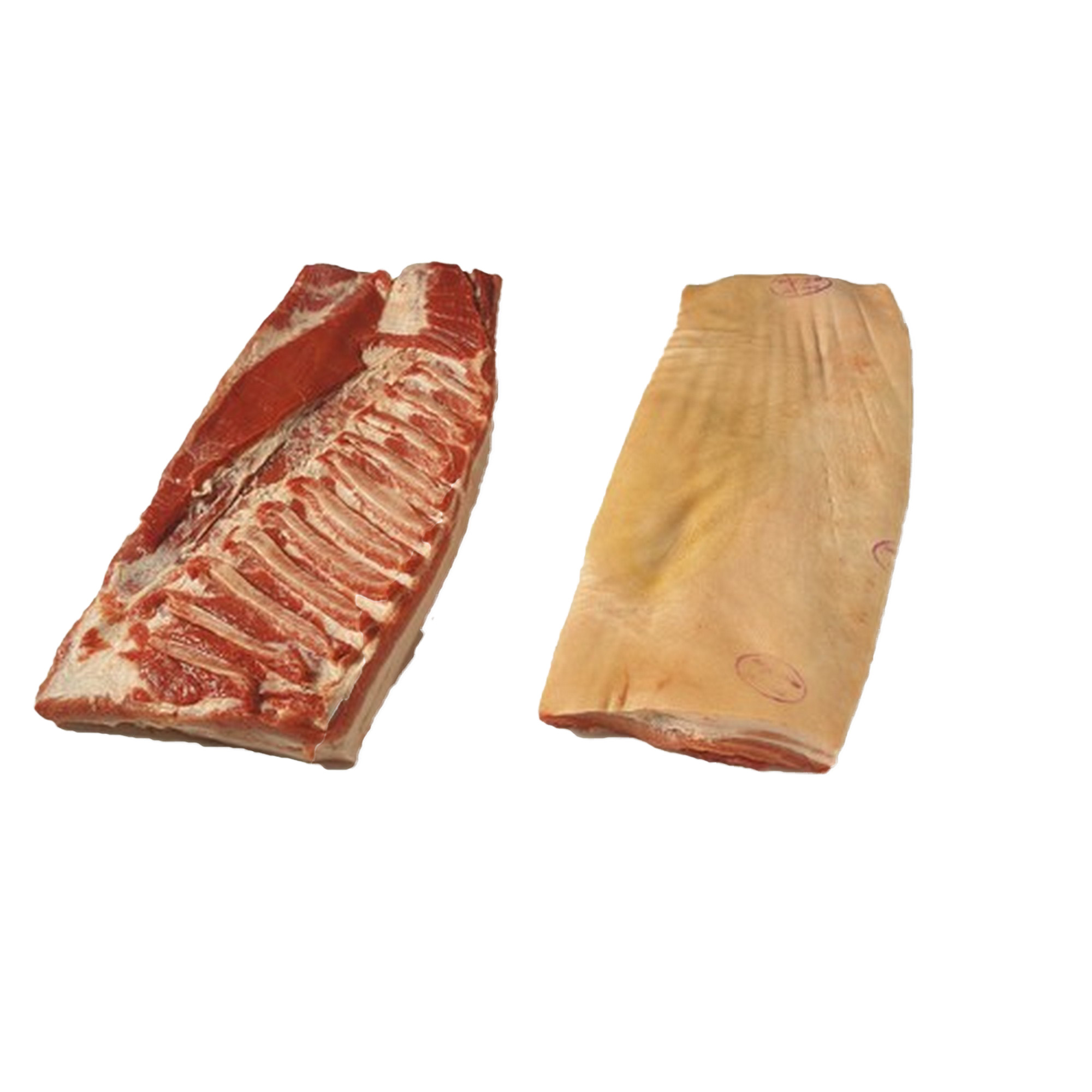 Svin sideflesk m/ben hel 12xca1kg   kg