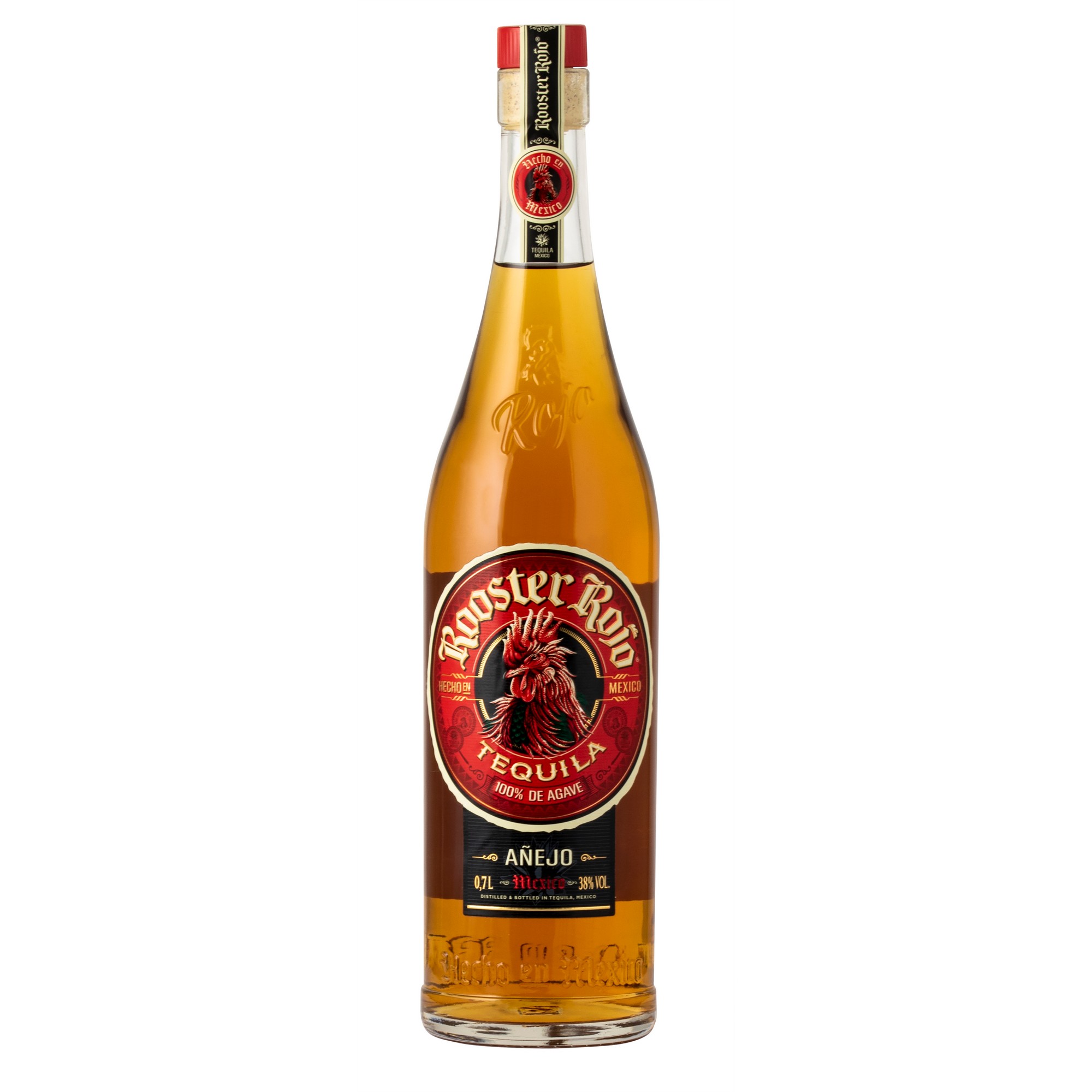 Rooster rojo anejo 38% 70cl