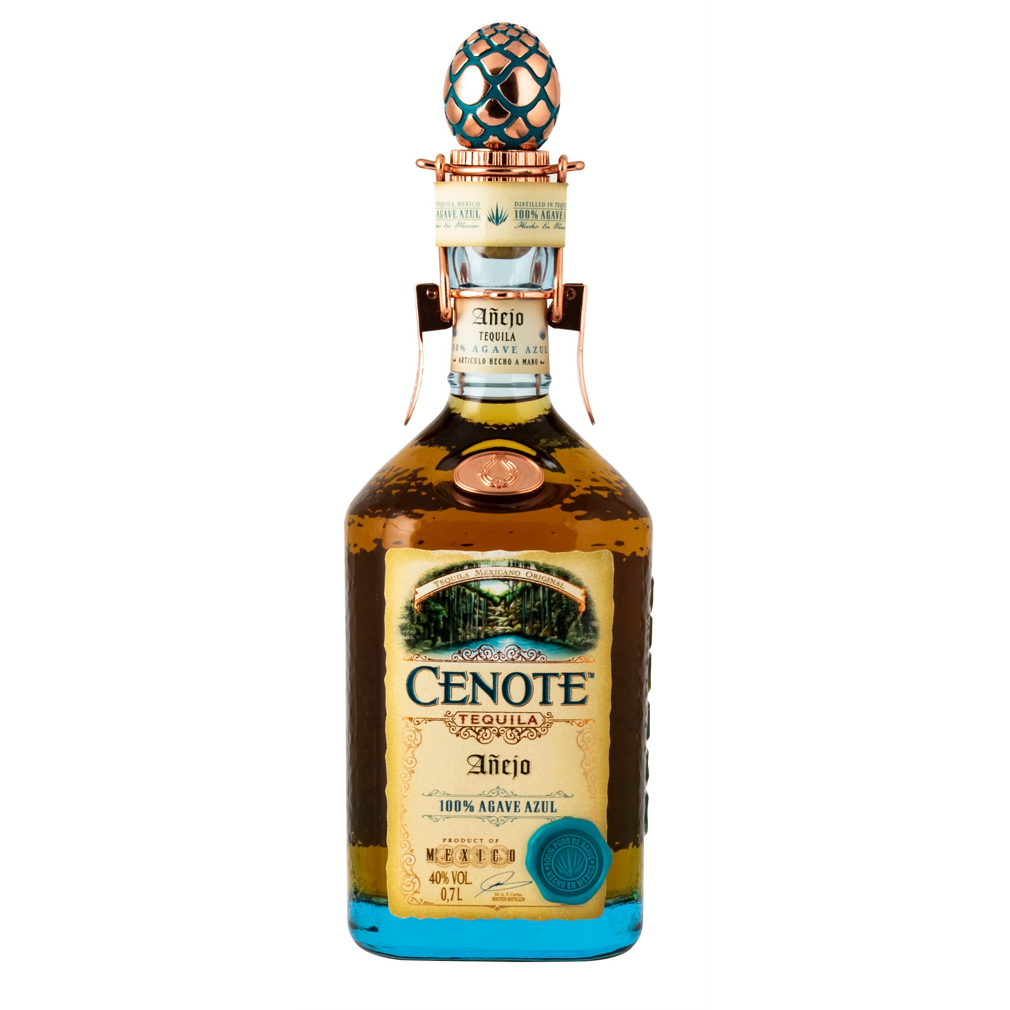 Cenote tequila anejo 40% 70cl
