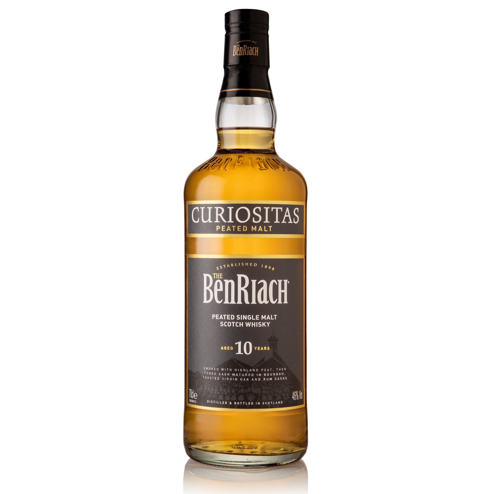 Benriach curiositas peated single malt 46% 70cl