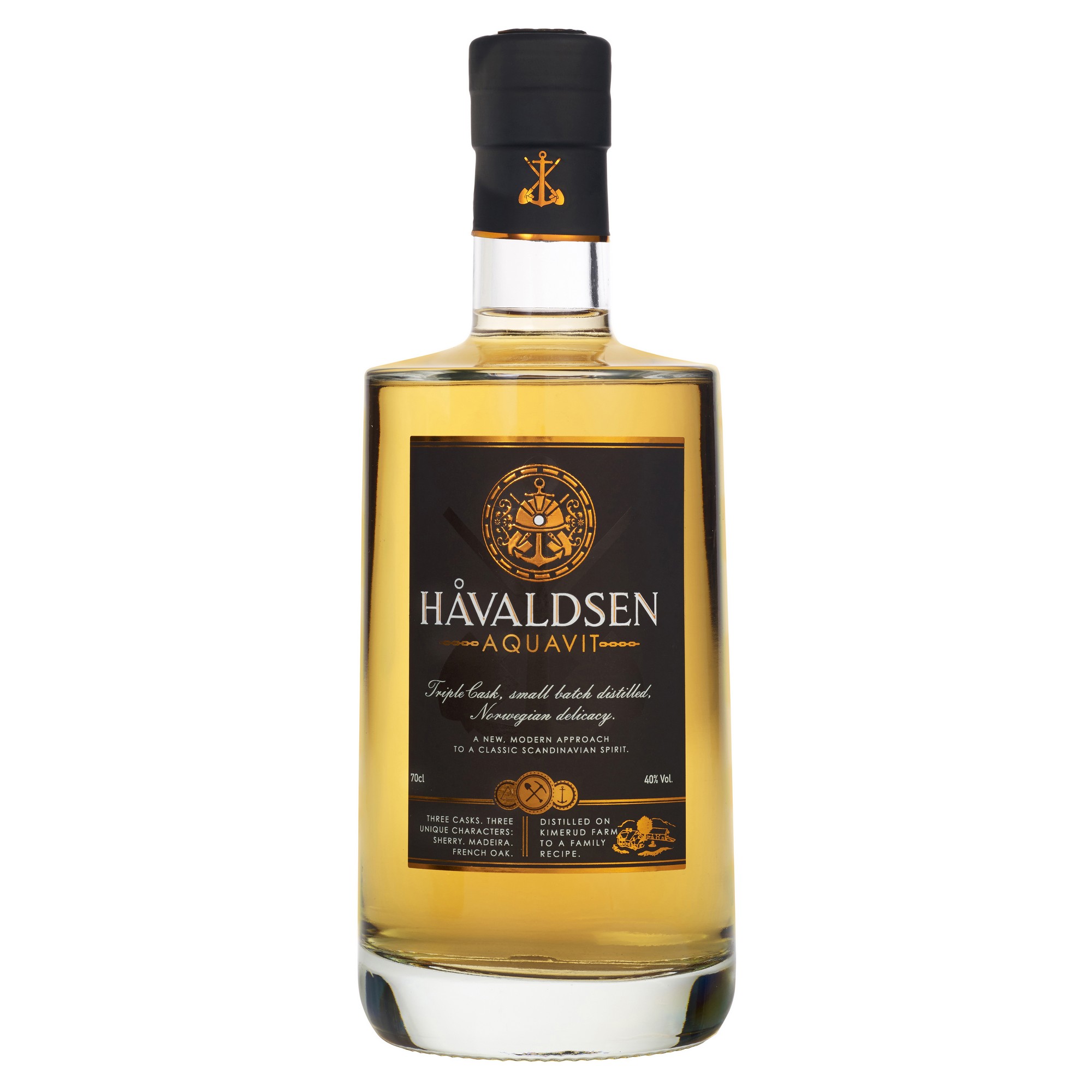 Håvaldsen triple cask aquavit 41% 70cl