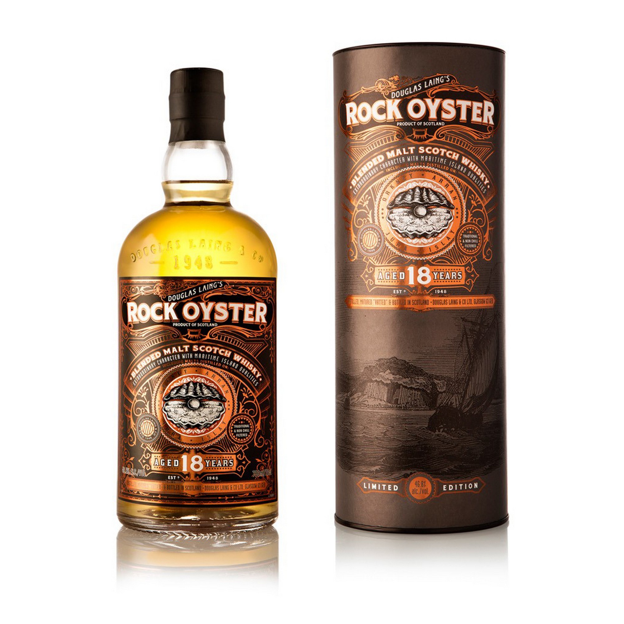 Rock oyster 18 yo 46,8% 70cl