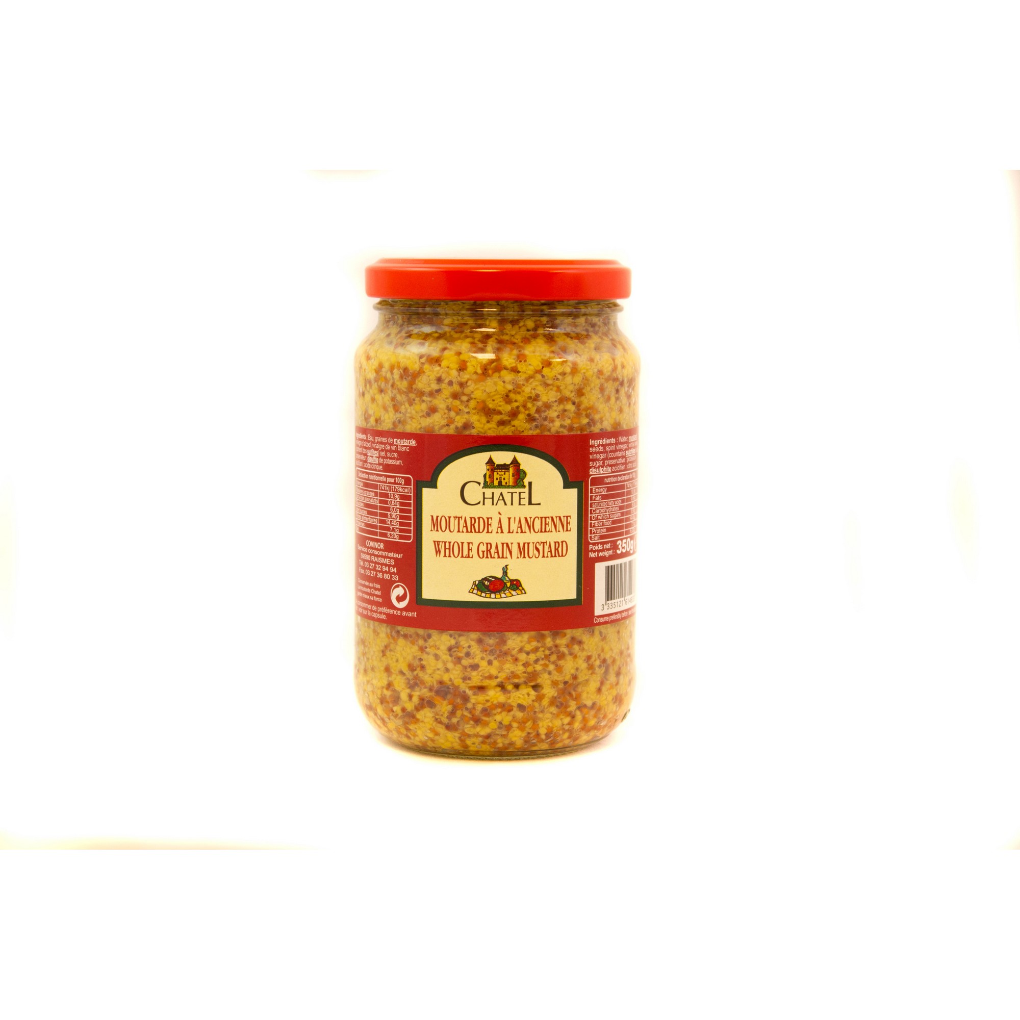 Dijon mustard coarse 350g