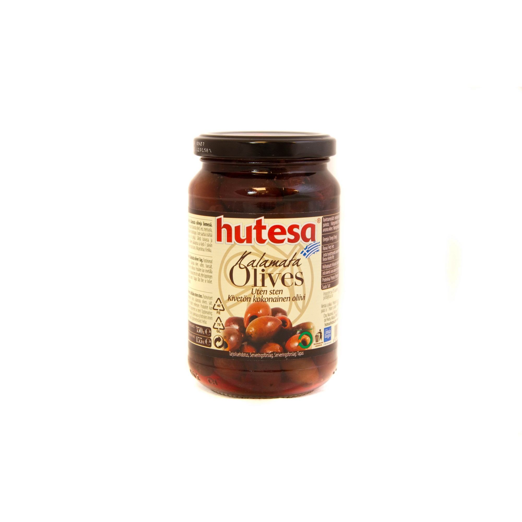 Kalamata oliven u/sten   350g