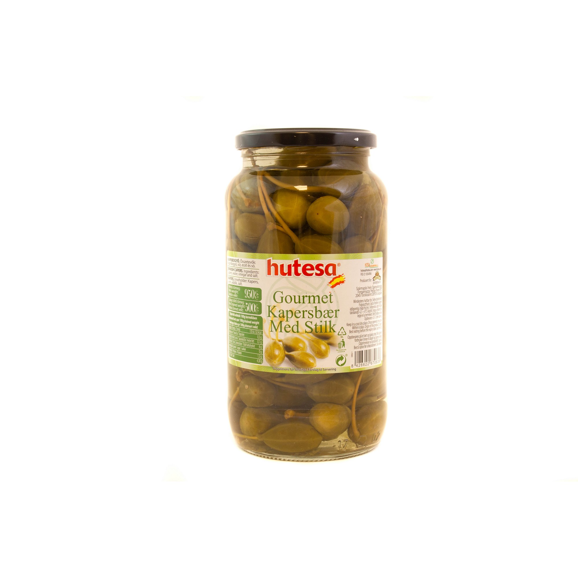 Capers with stem   950g