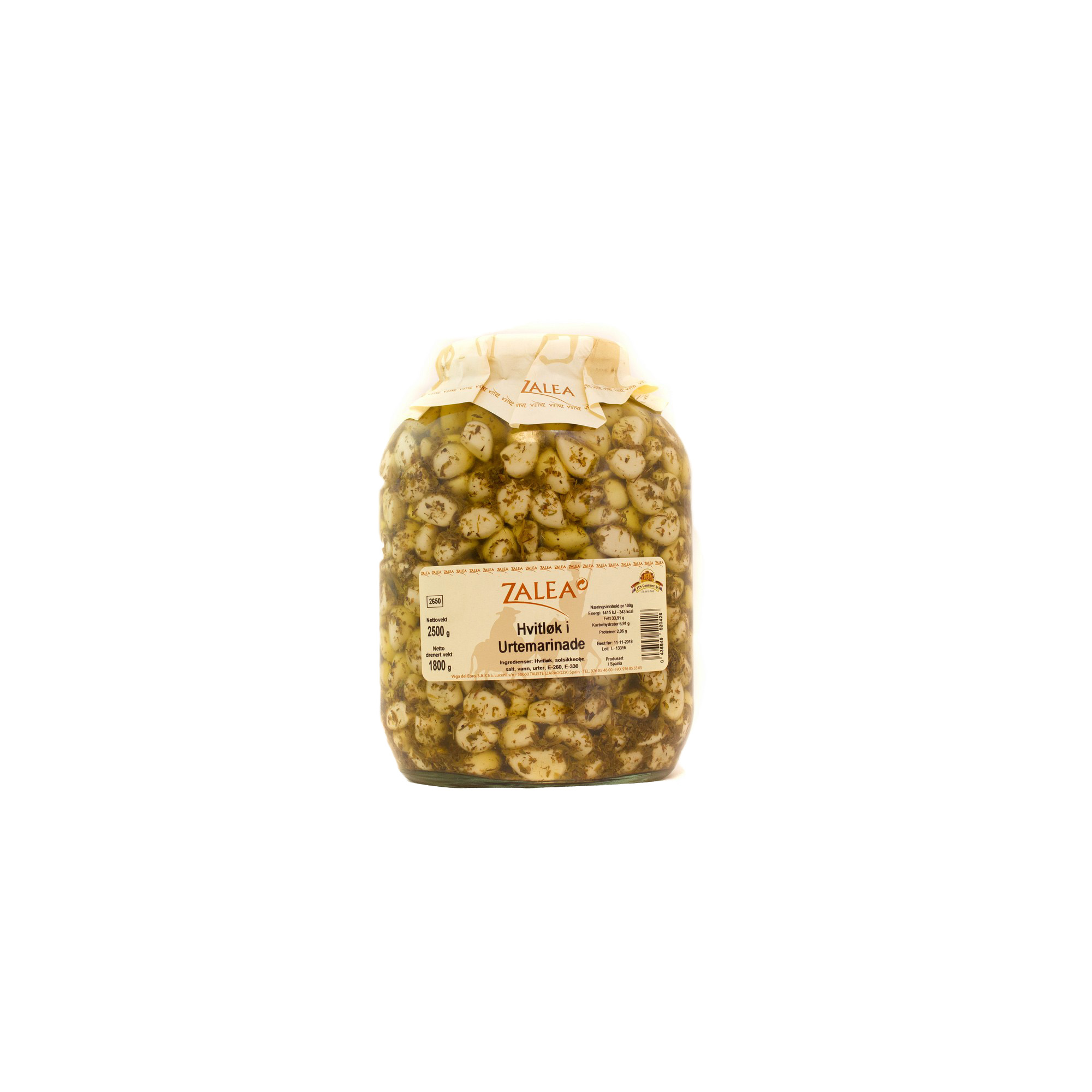 Hvitløk i urtemarinade 2,5kg