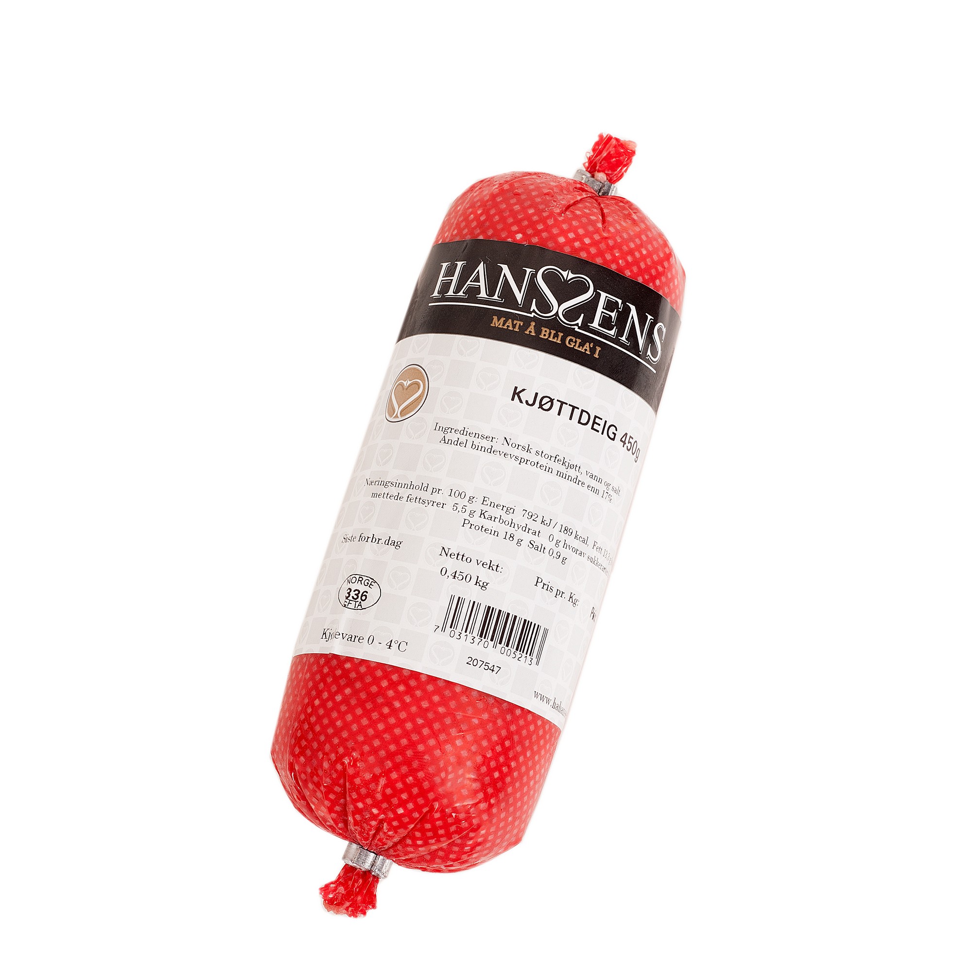 Kjøttdeig snabb 450g