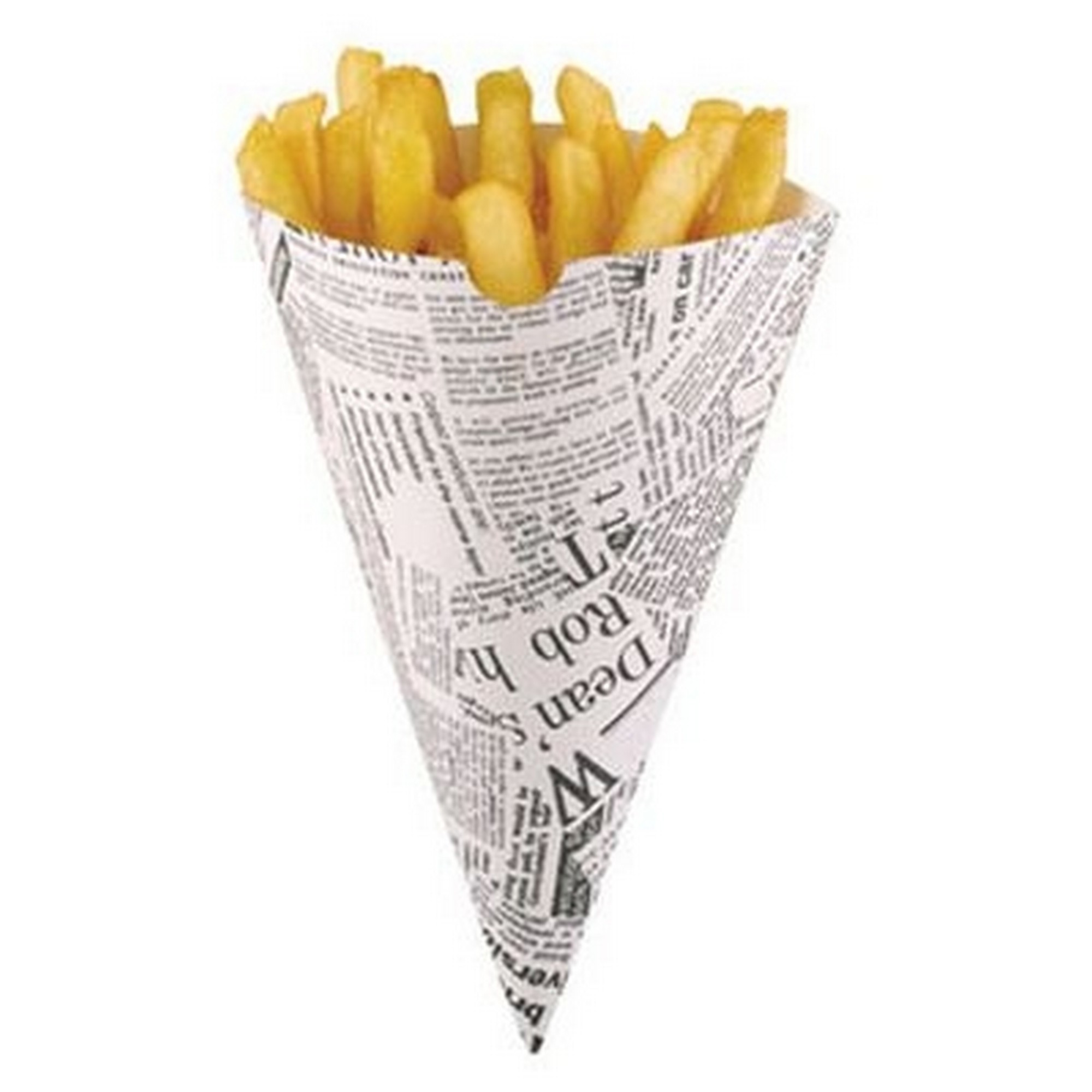 Fish'n chips newspaper cone  1000pcs