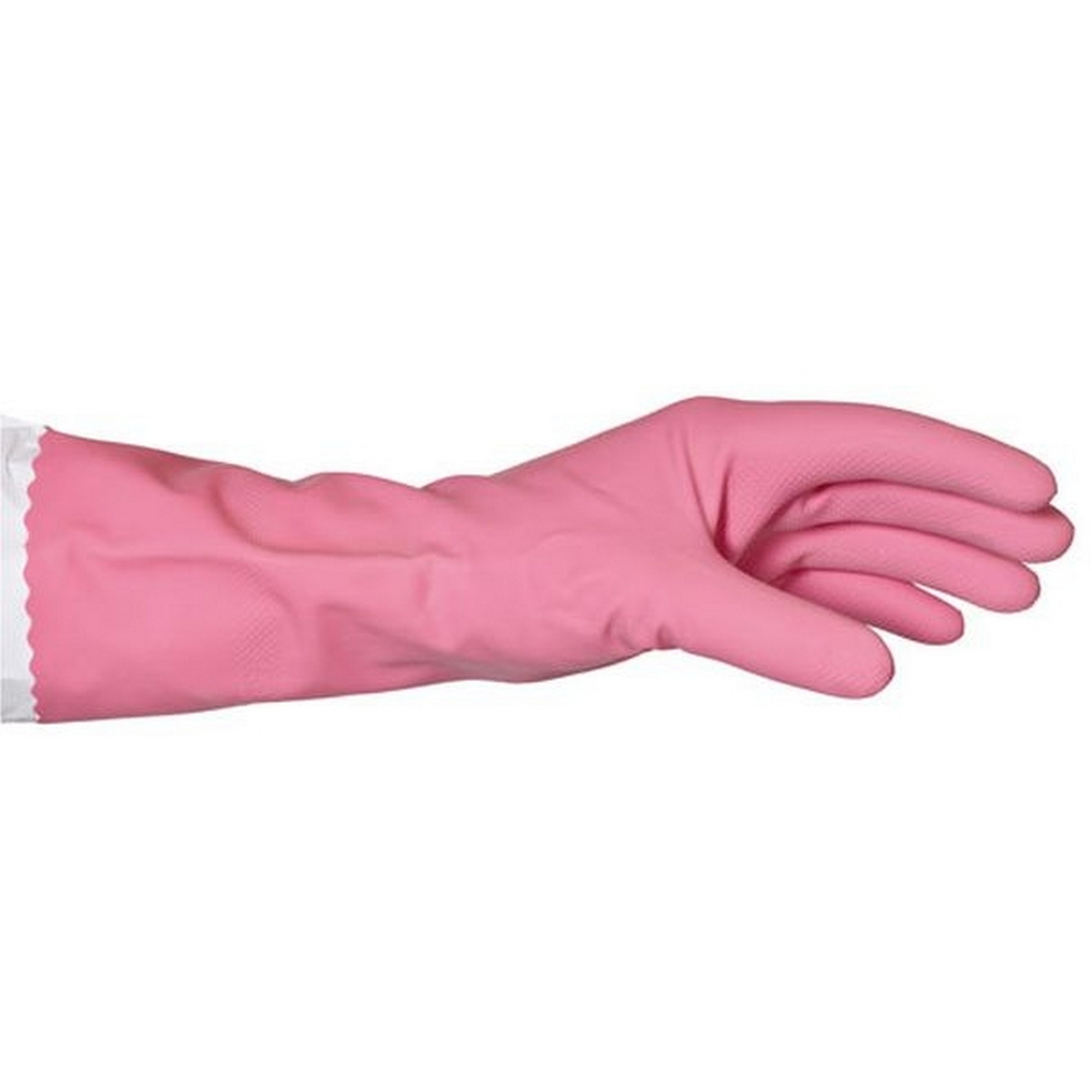 Hansker gummi rosa l 12par
