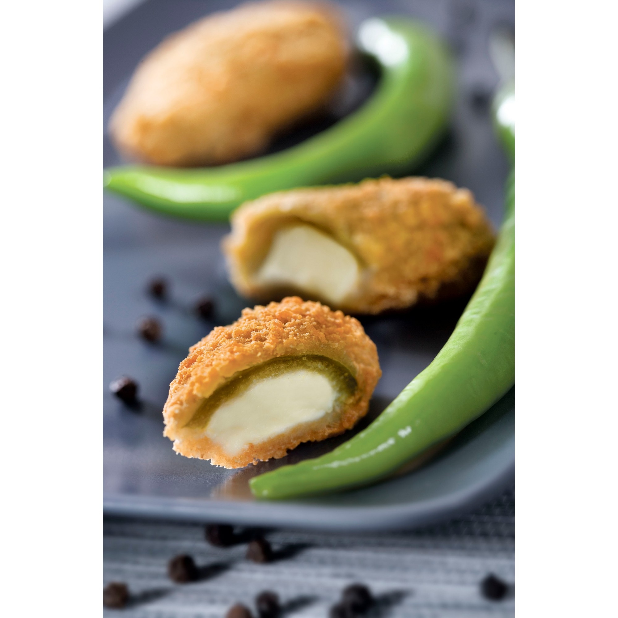 Poppers hot cheddar cheese 1kg