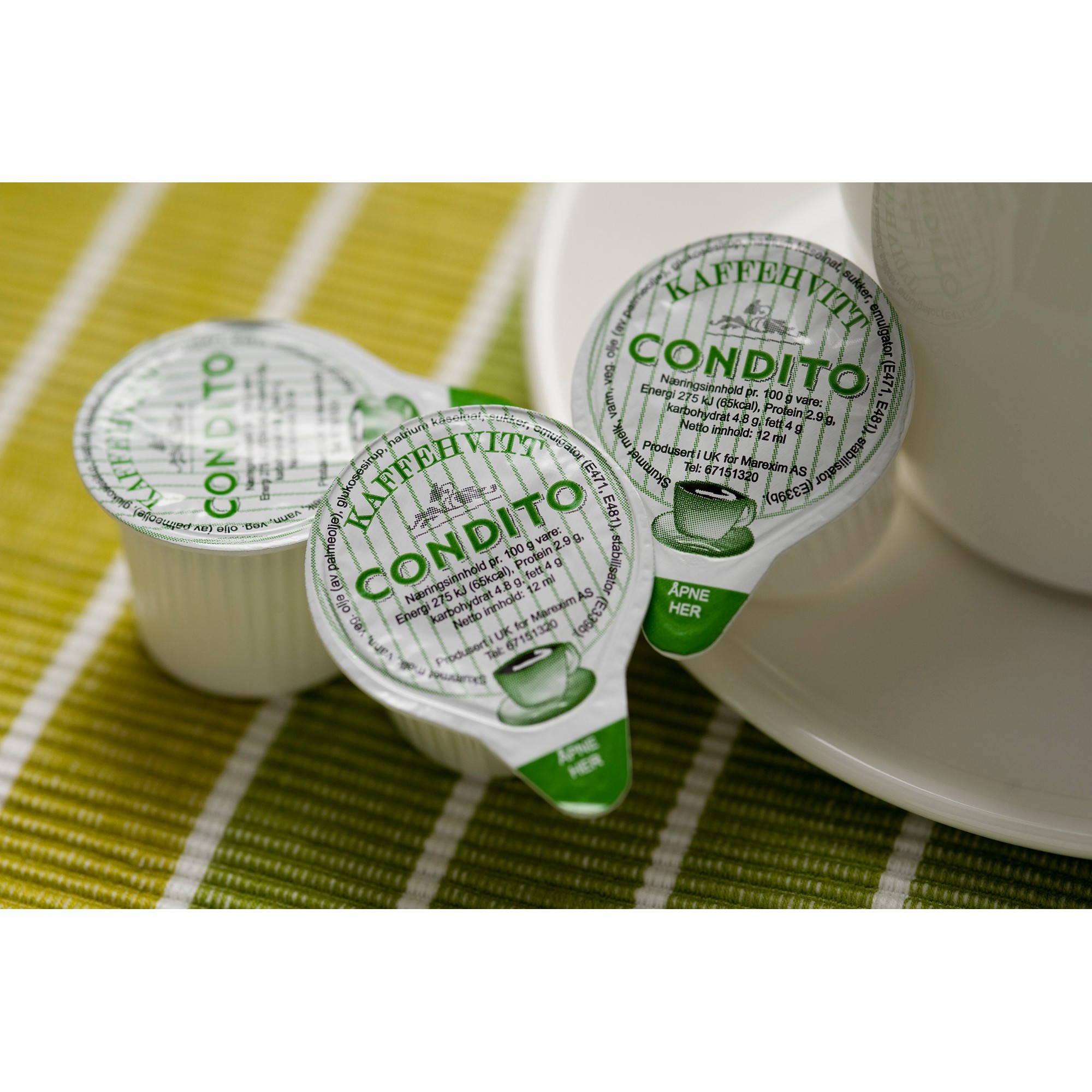 Condito kaffehvitt kuv.    240x12ml