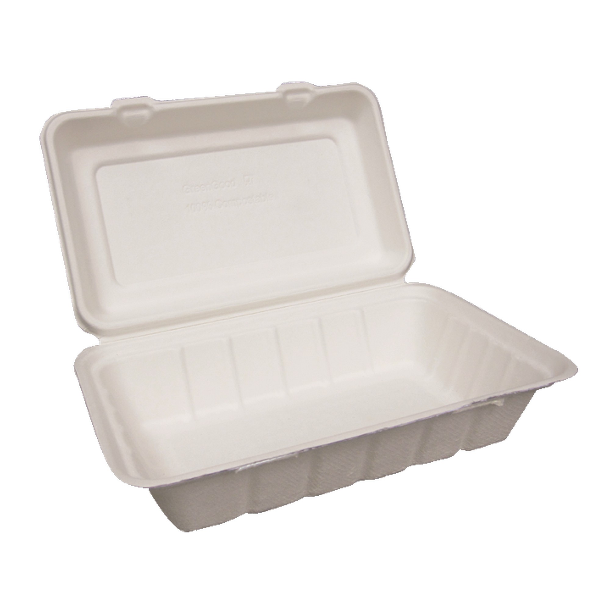 Varmmatboks miljøvennlig 240x153x68mm m/lokk 900ml 50stk