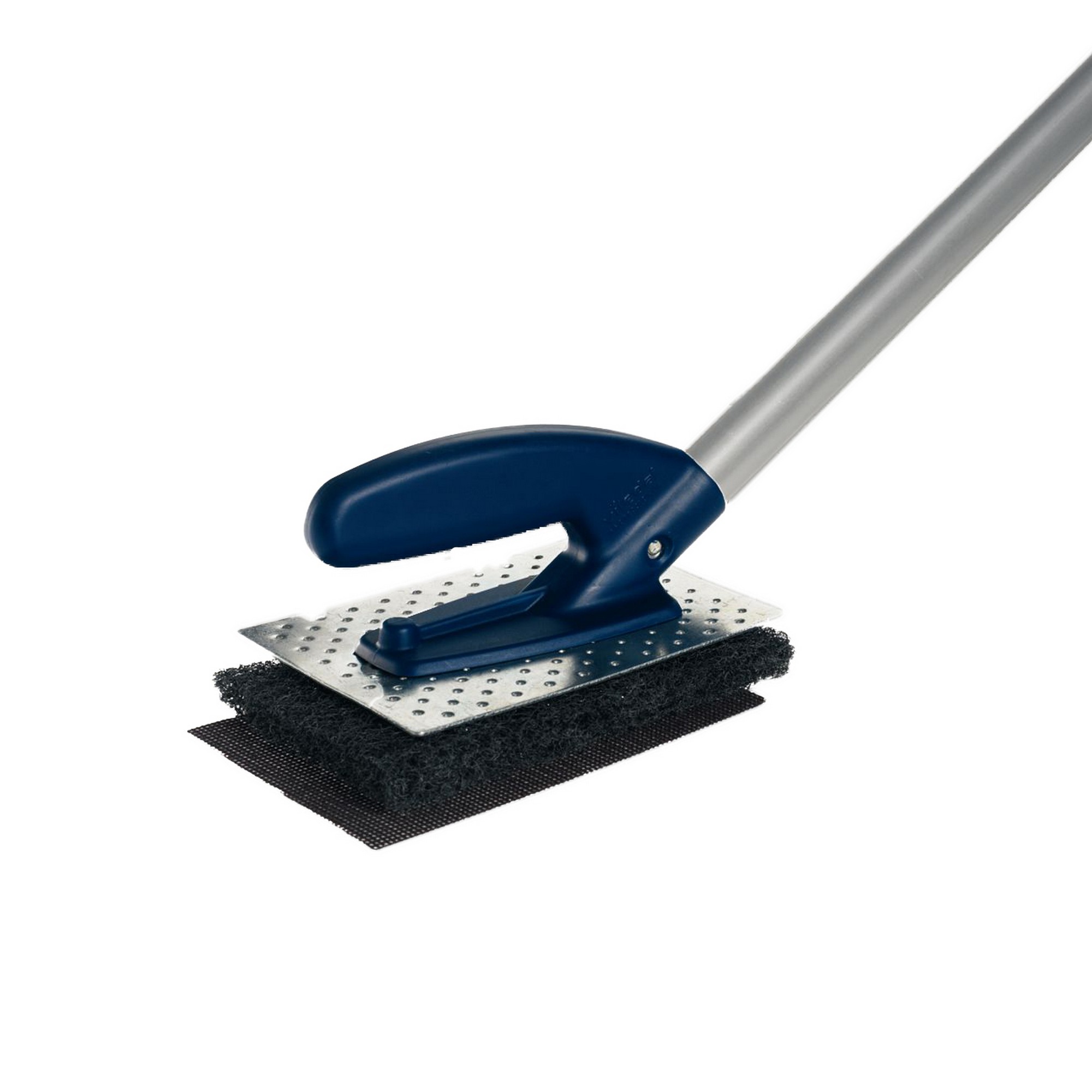 Grillpad holder inkl.skurebl.+nett 1stk