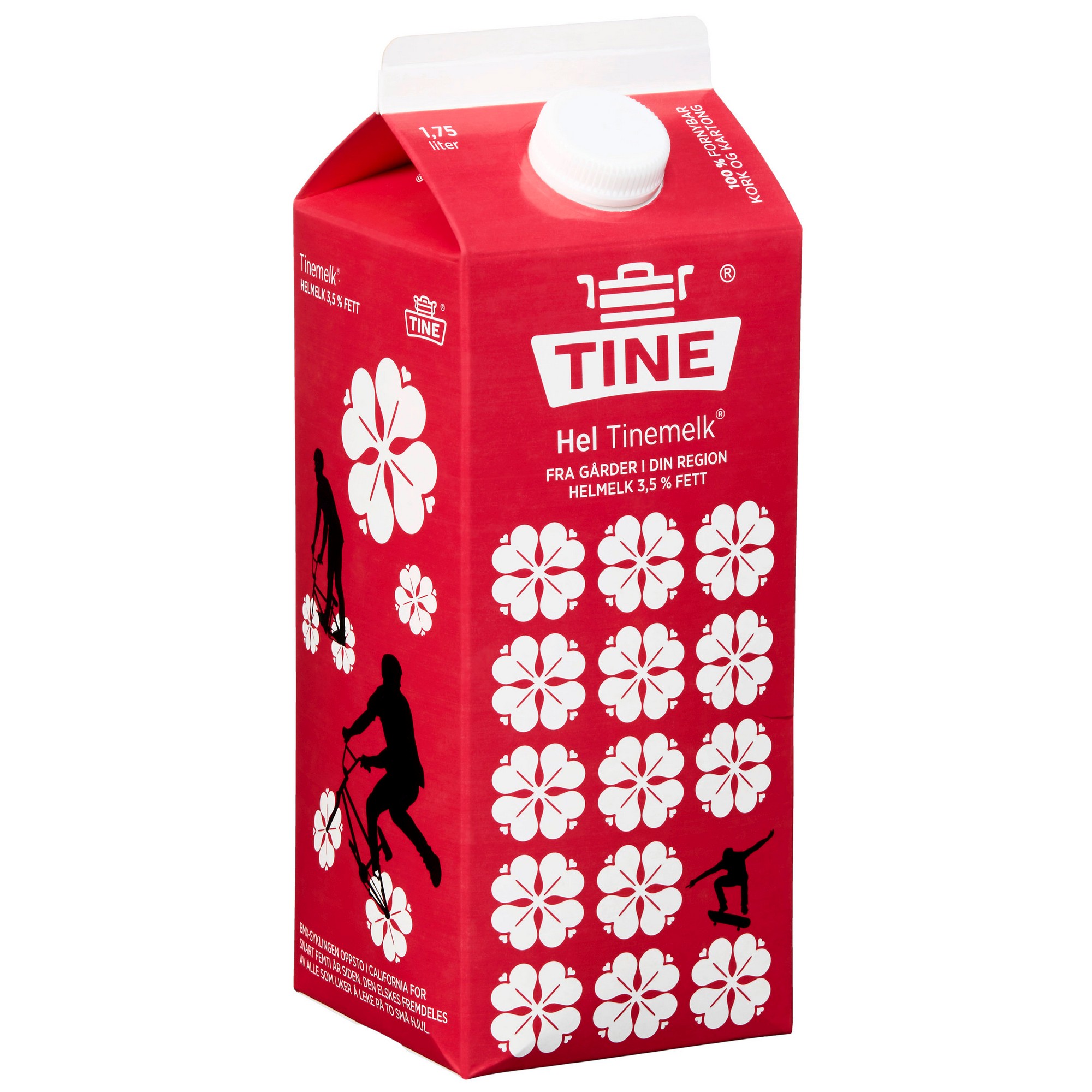 Milk whole 3,5% fat 1,75l