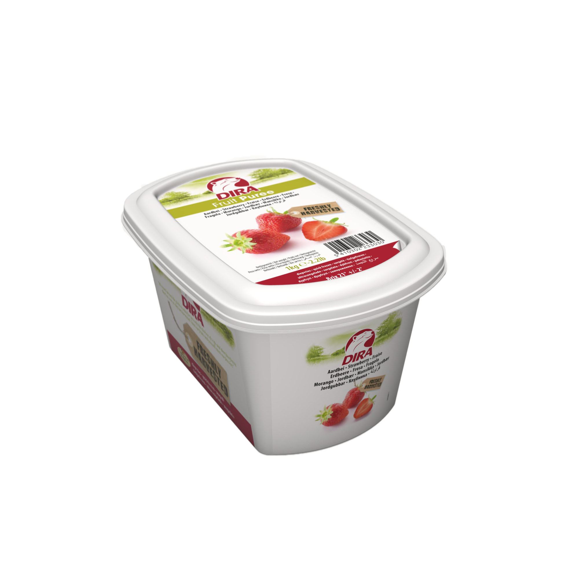 Jordbærepure fryst 1kg