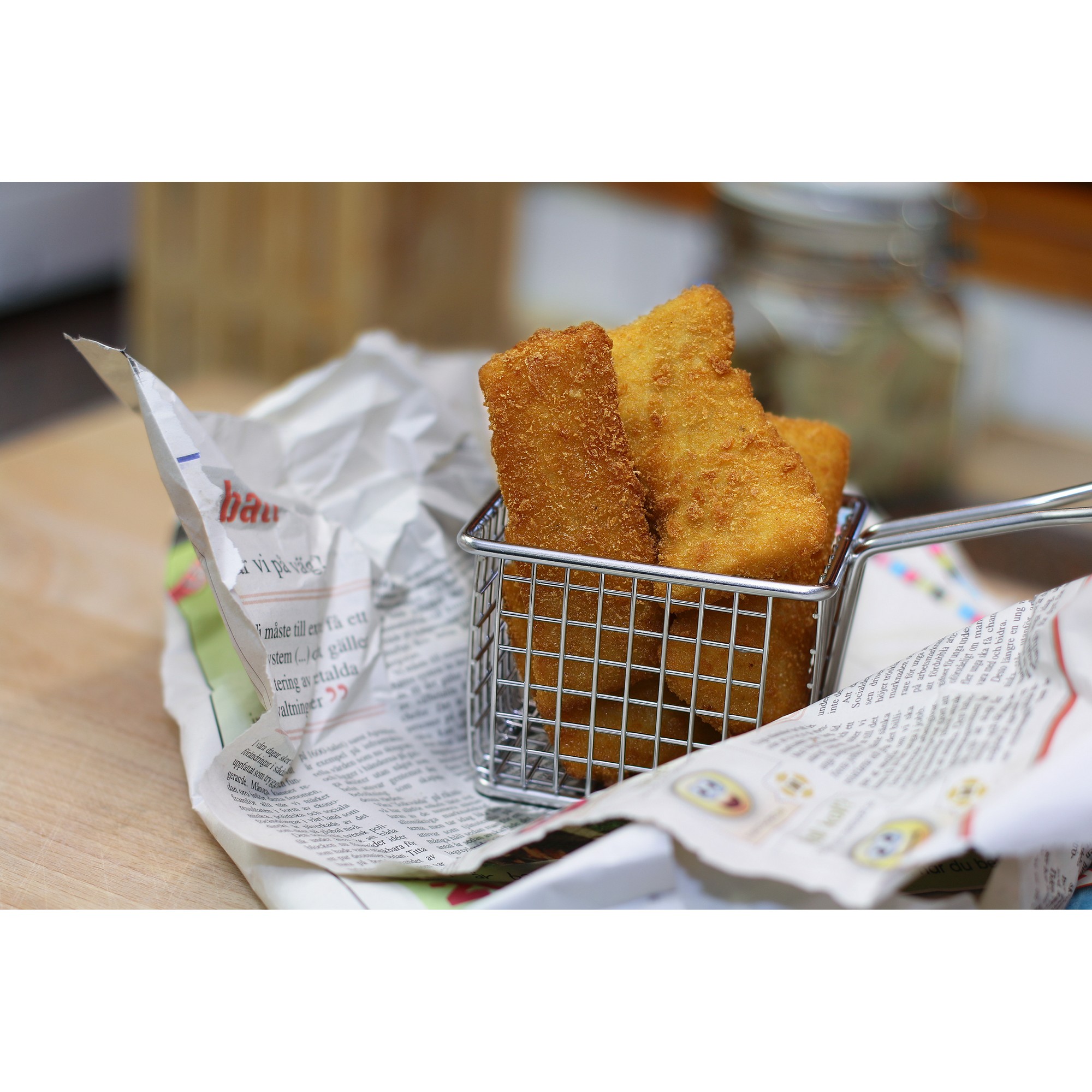 Cod panko crusted 45grm fish n`chips   5kgm