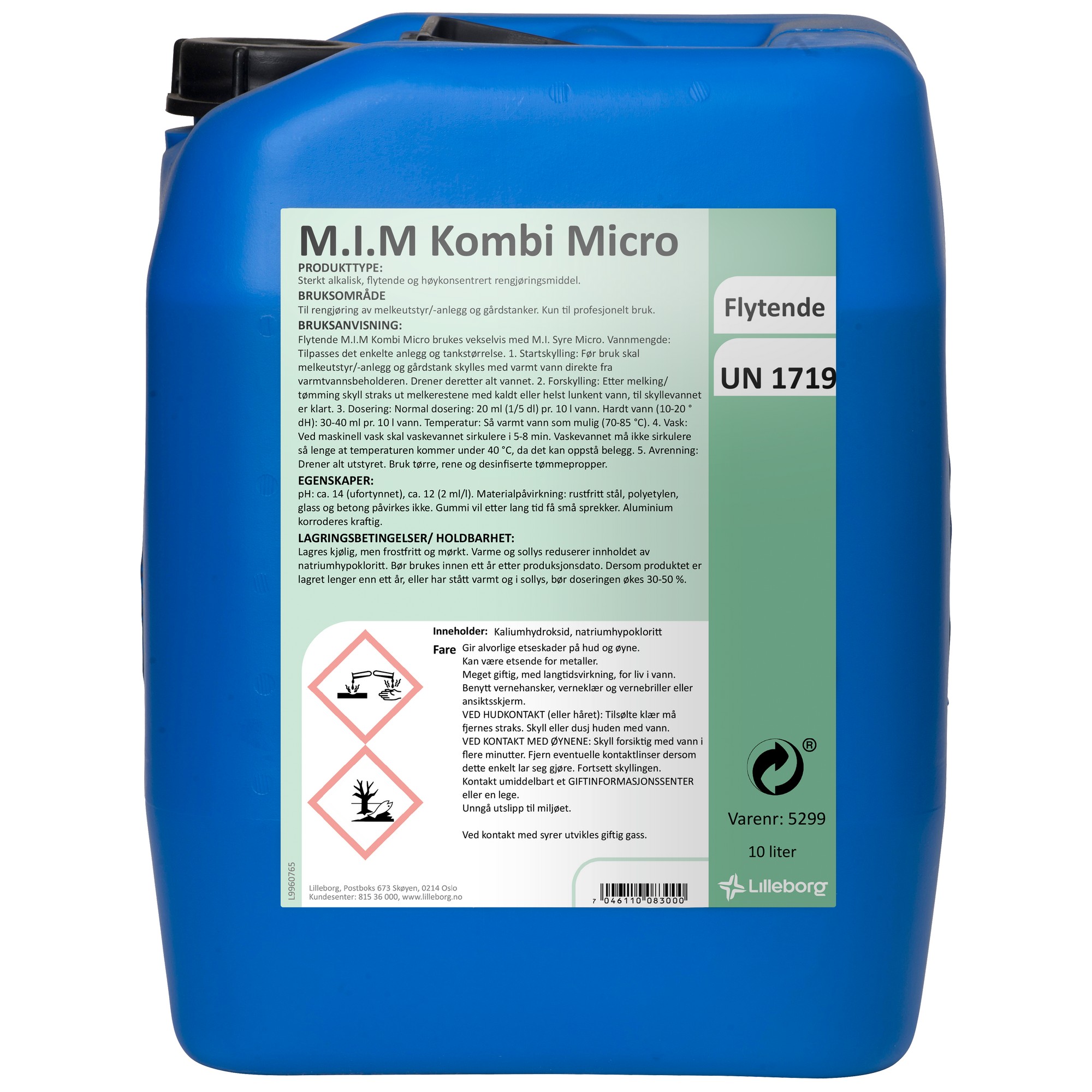 M.i.m kombi micro vaskemiddel 10l