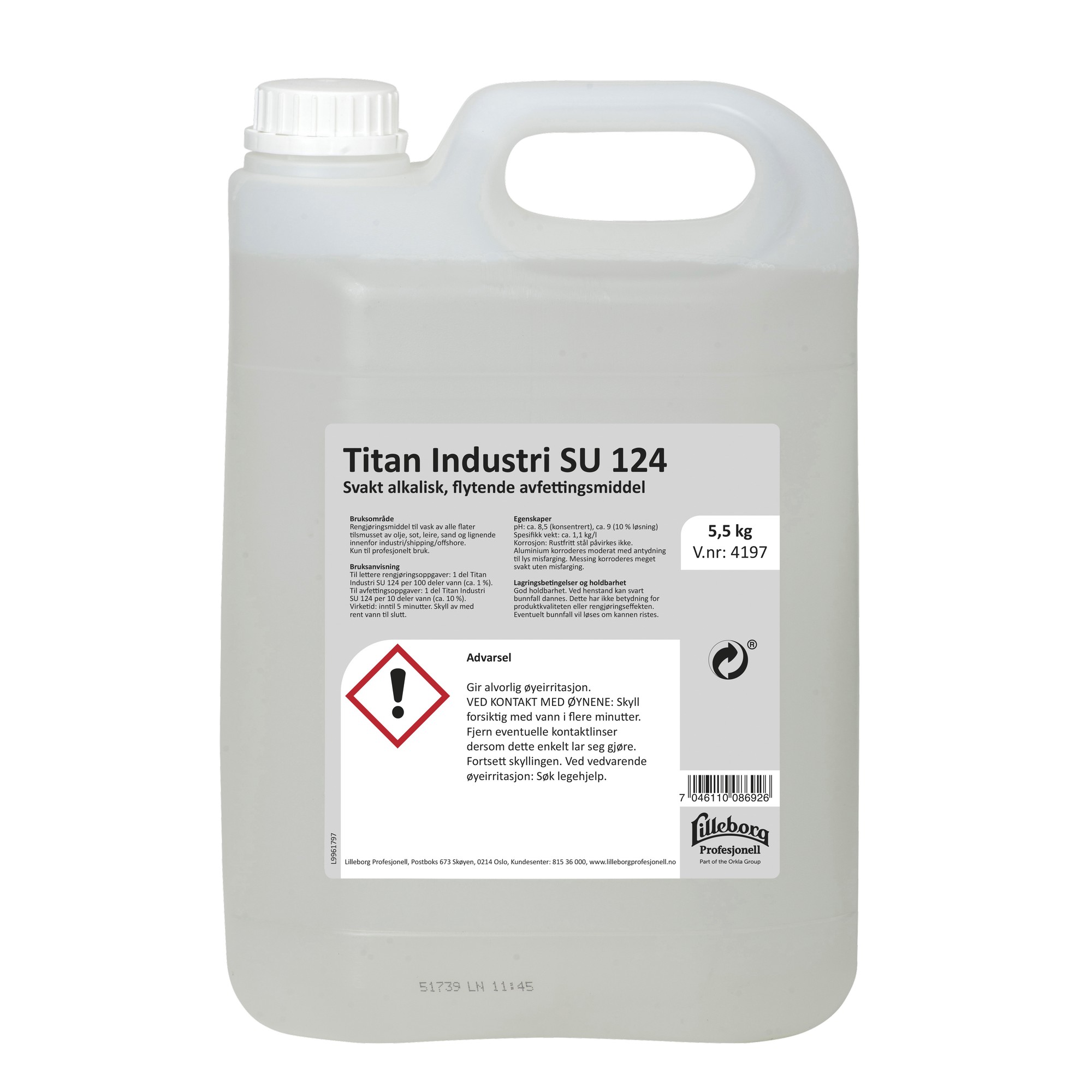 Titan industri su 124 5,1kg