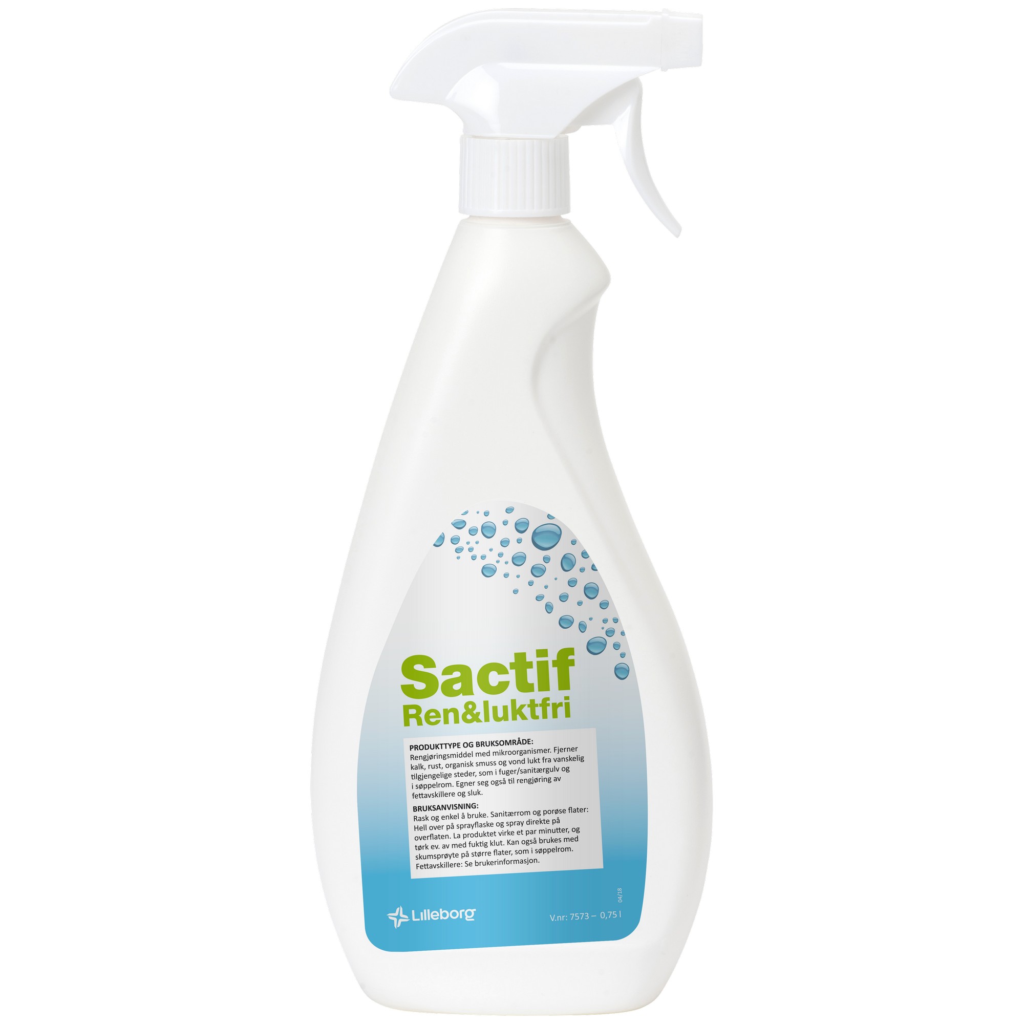 Sactif ren&luktfri 750ml