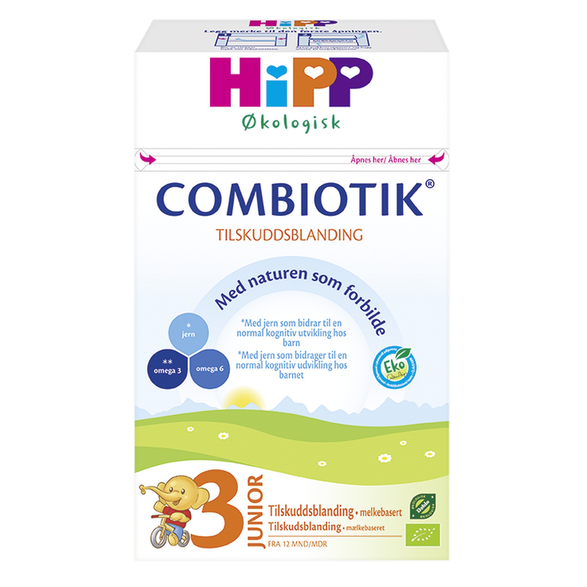 Hipp baby combiotik 3 pulver økol. 450g