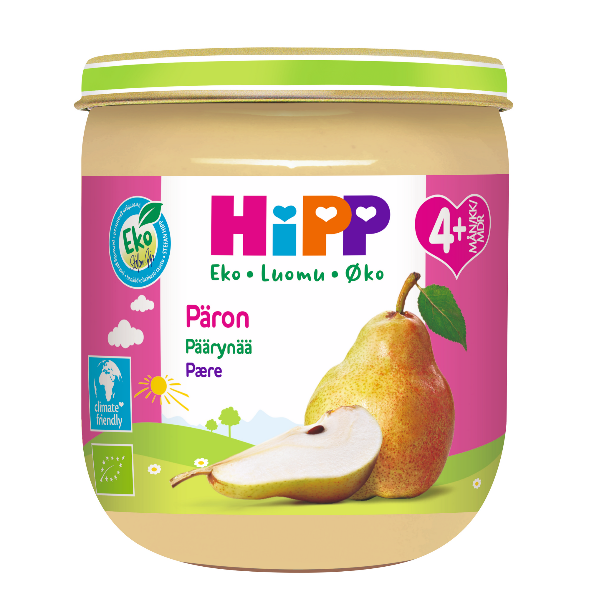 Hipp pære 4m 125g