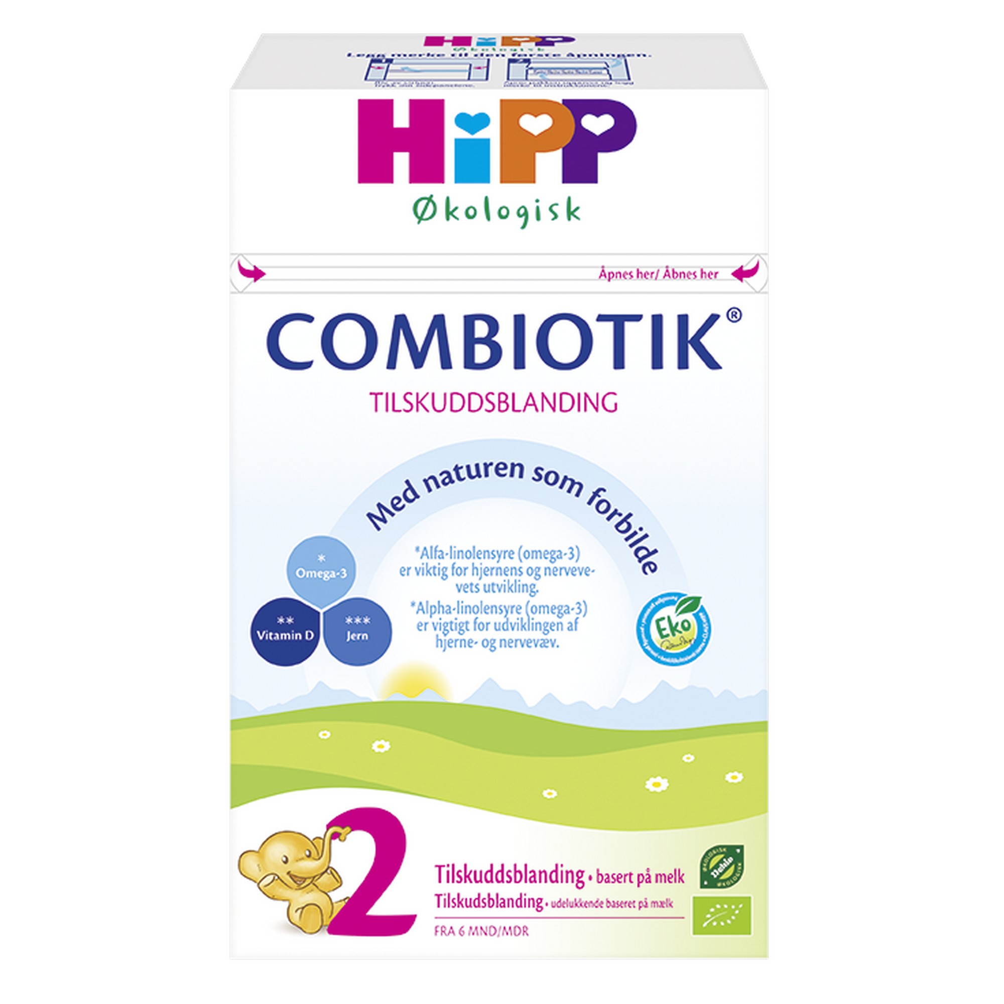 Hipp baby combiotik 2 pulver økol. 450g