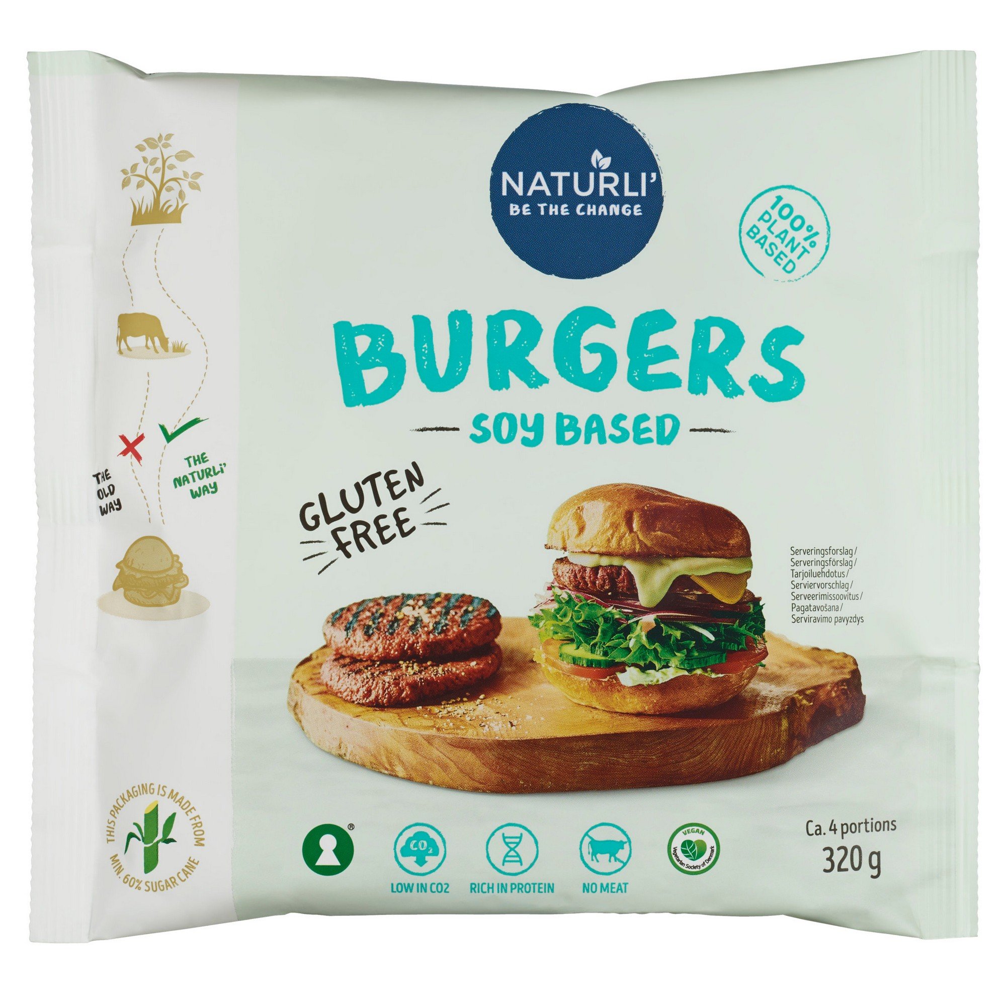 Naturli burger 320g