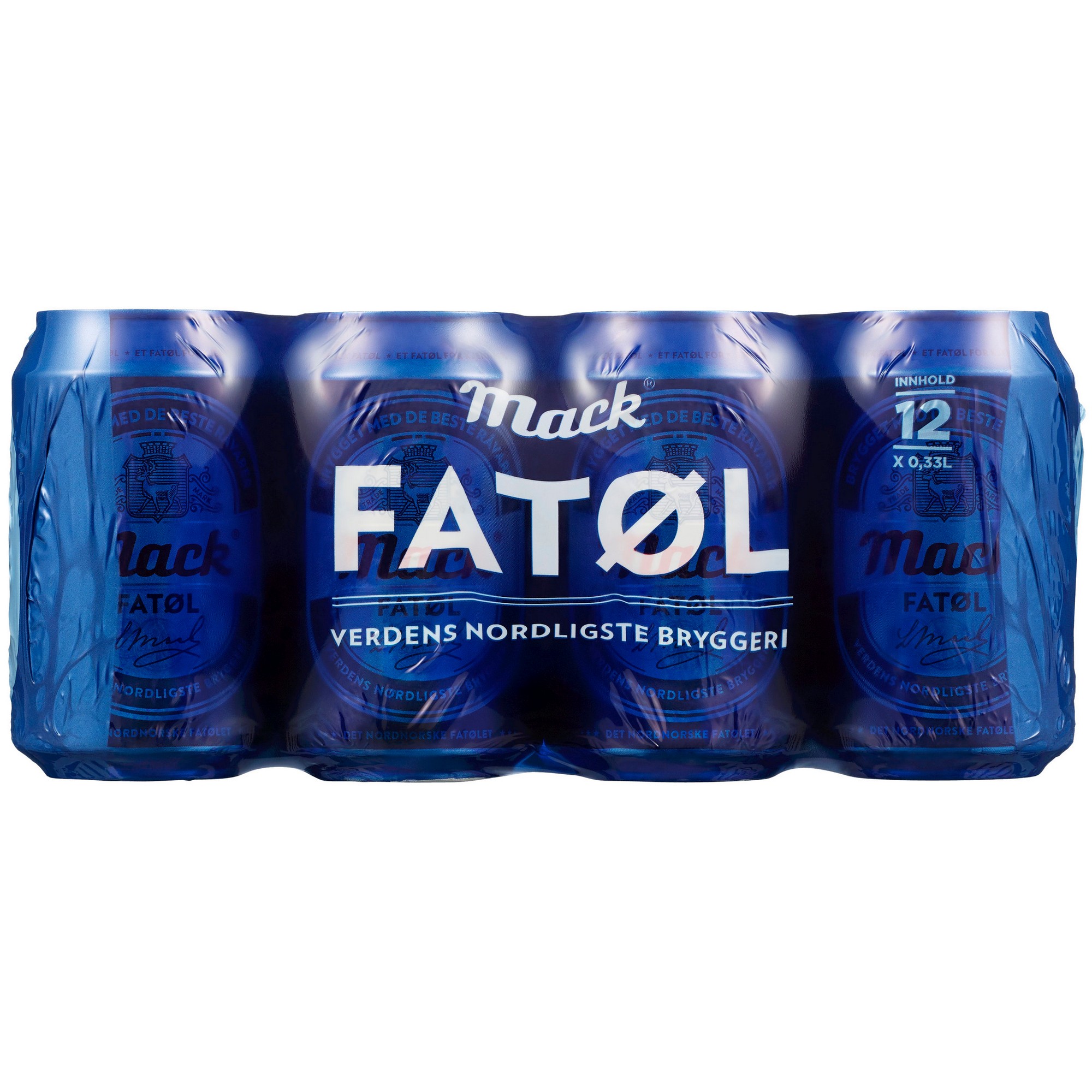 Mack fatøl bx   4,5%   12x33cl