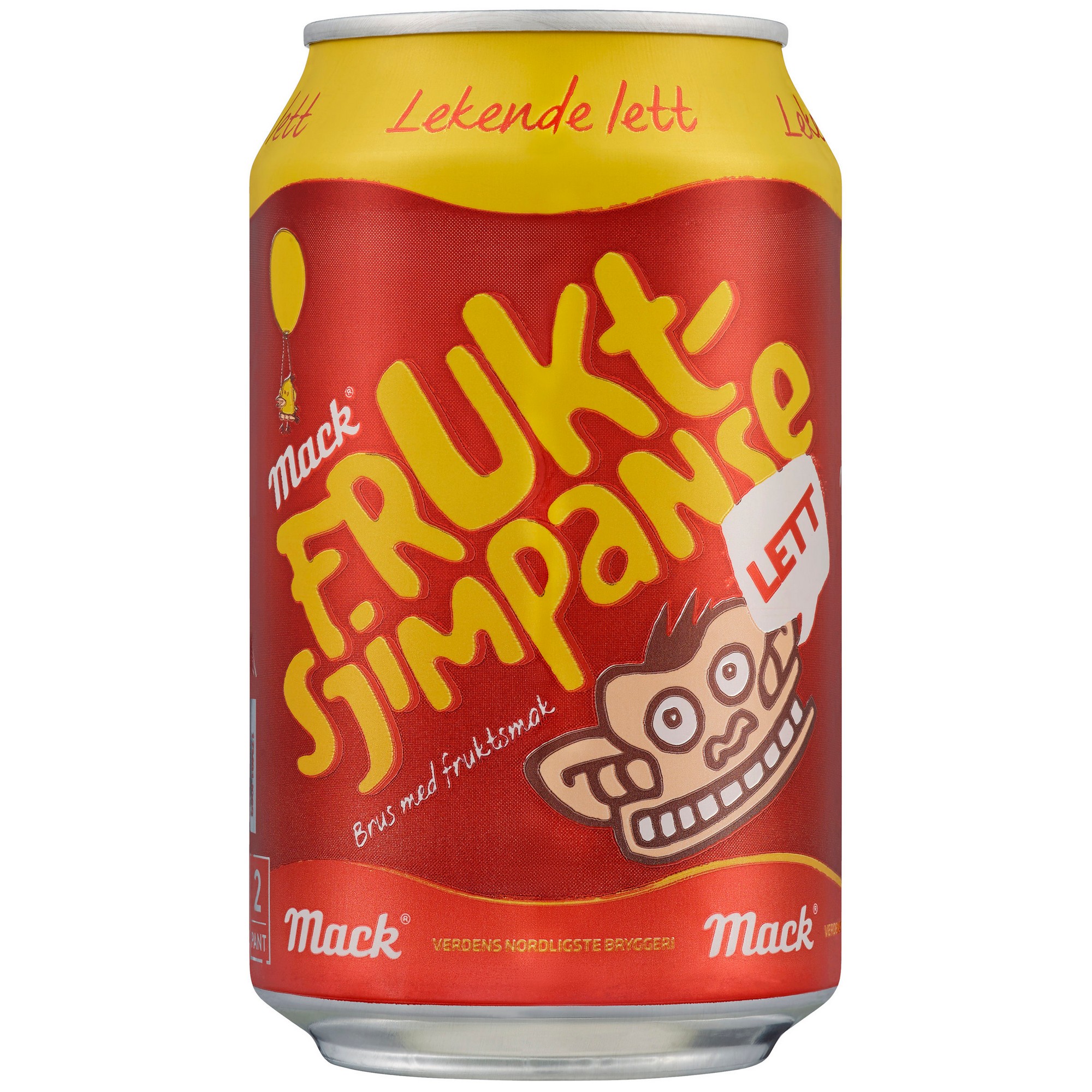 Fruktsjimpanse lett bx 24x0,33l