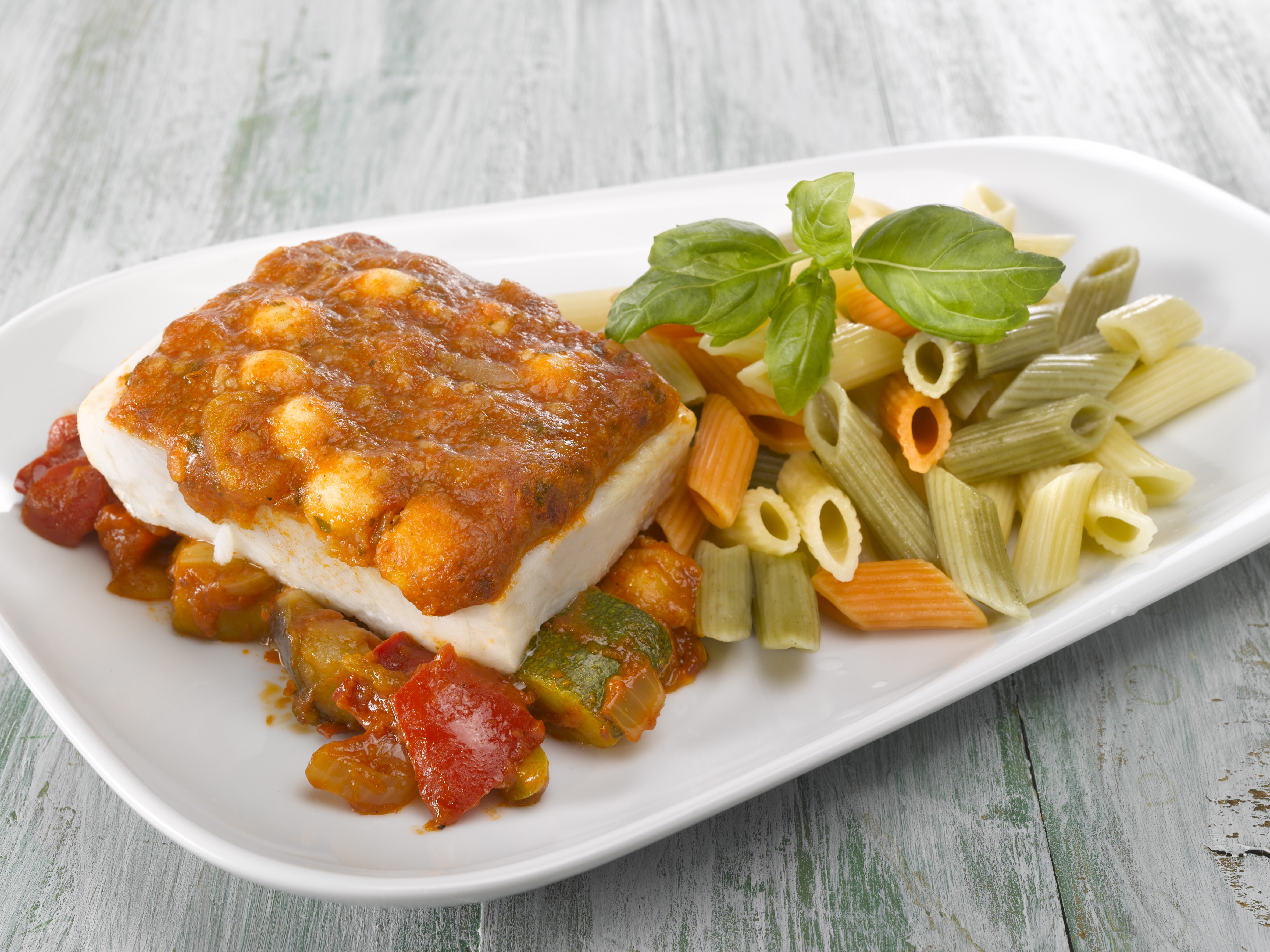 Fish with tomato/mozzarella 160g  5,12kg