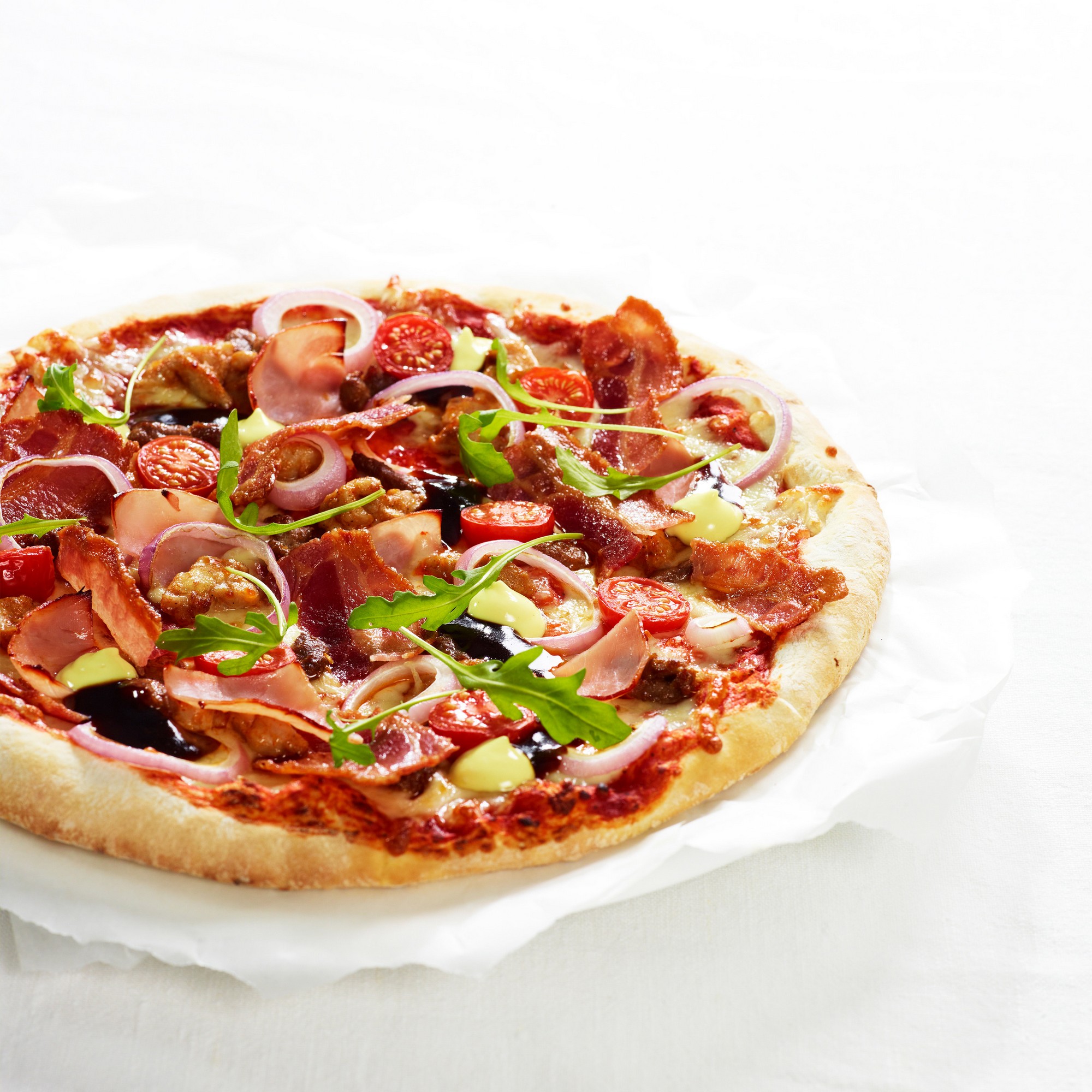 Italiensk pizzabunn med saus 30cm rå 20x360g