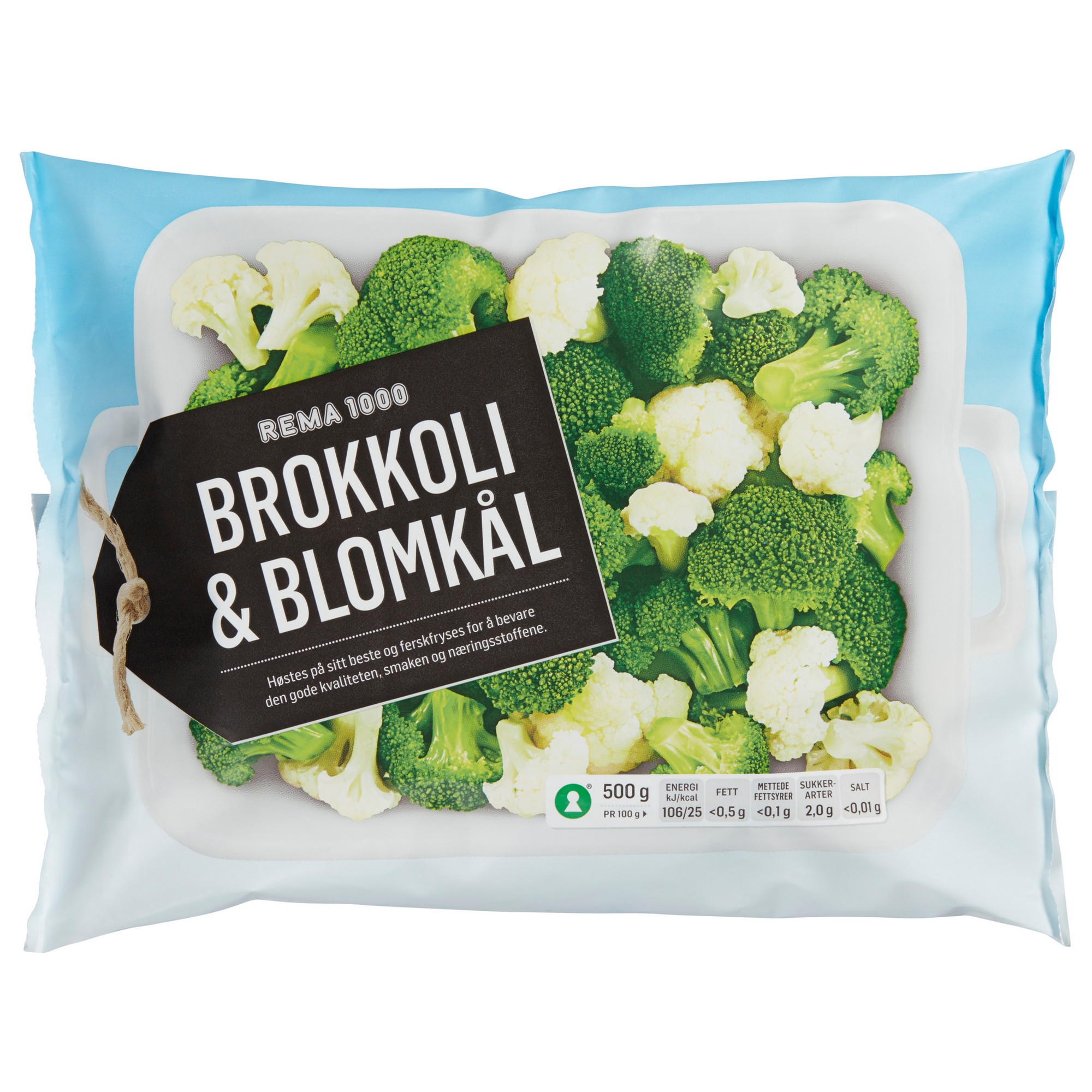 Brokkoli og blomkål 500g