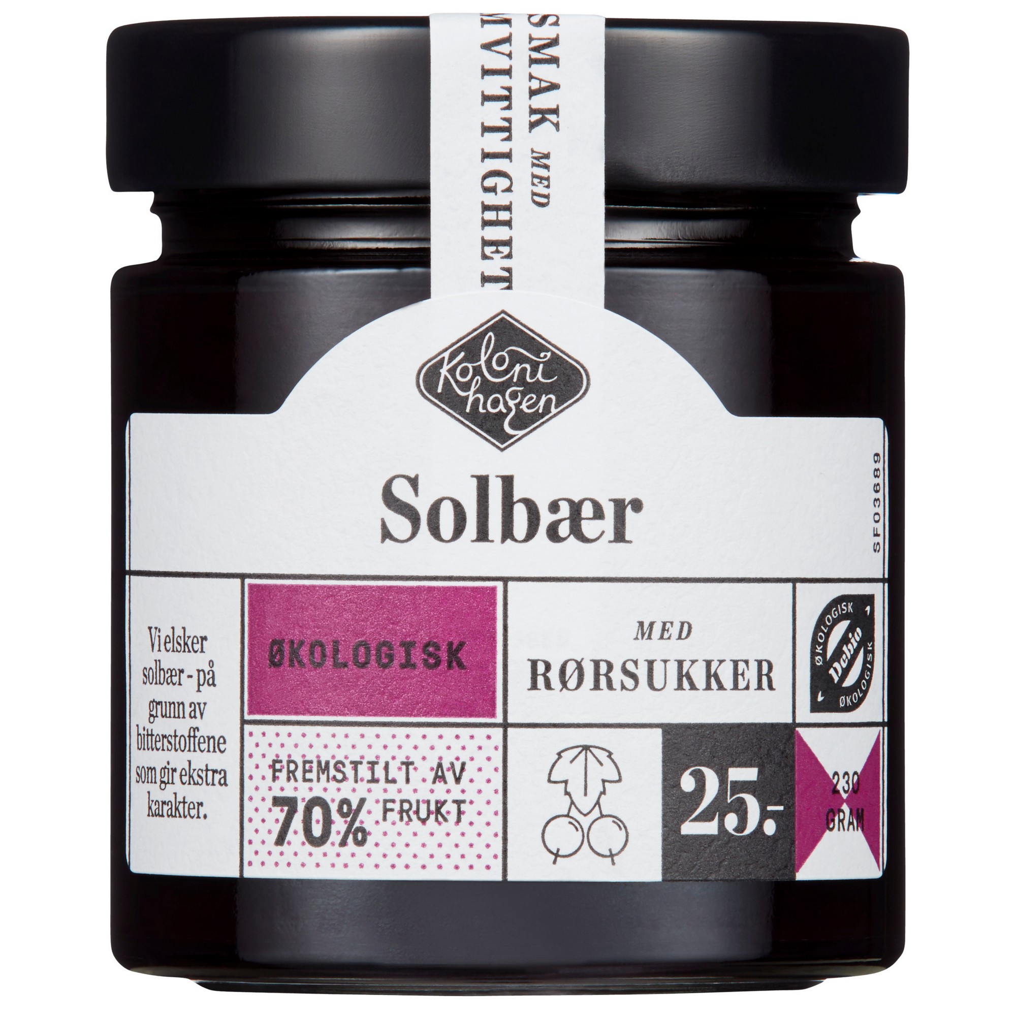 Syltetøy solbær økol. 230g