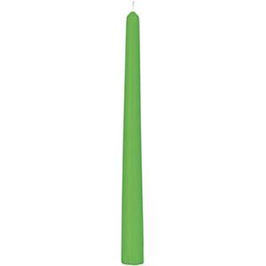 Antikklys 25cm palm green 50stk