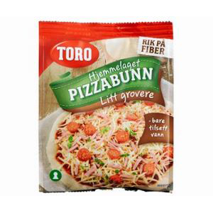 Pizzabunn rik på fiber pulver 373g
