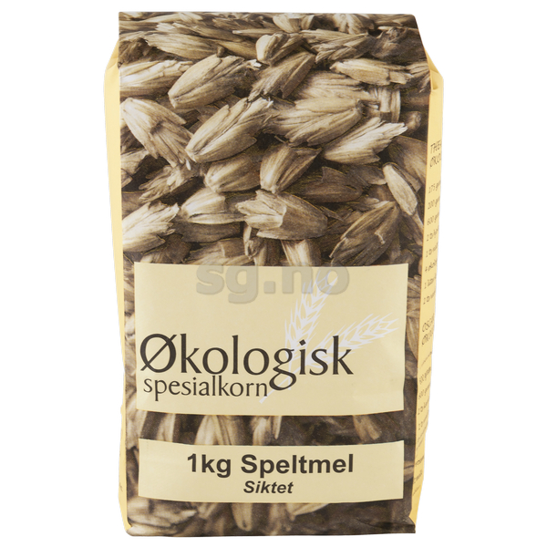 Spesialkorn speltmel siktet økol. 1kg