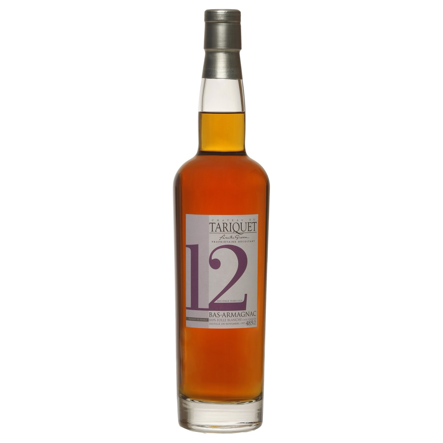 Bas-armagnac folle blanche 12 yo   48,2%   70cl