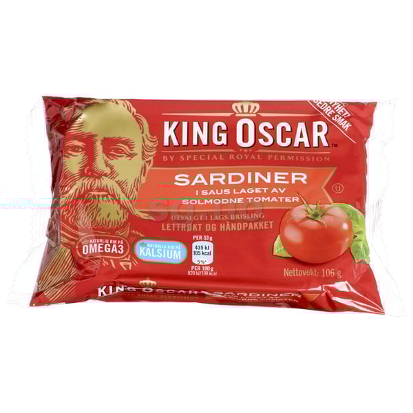 Sardiner tomatsaus 106g